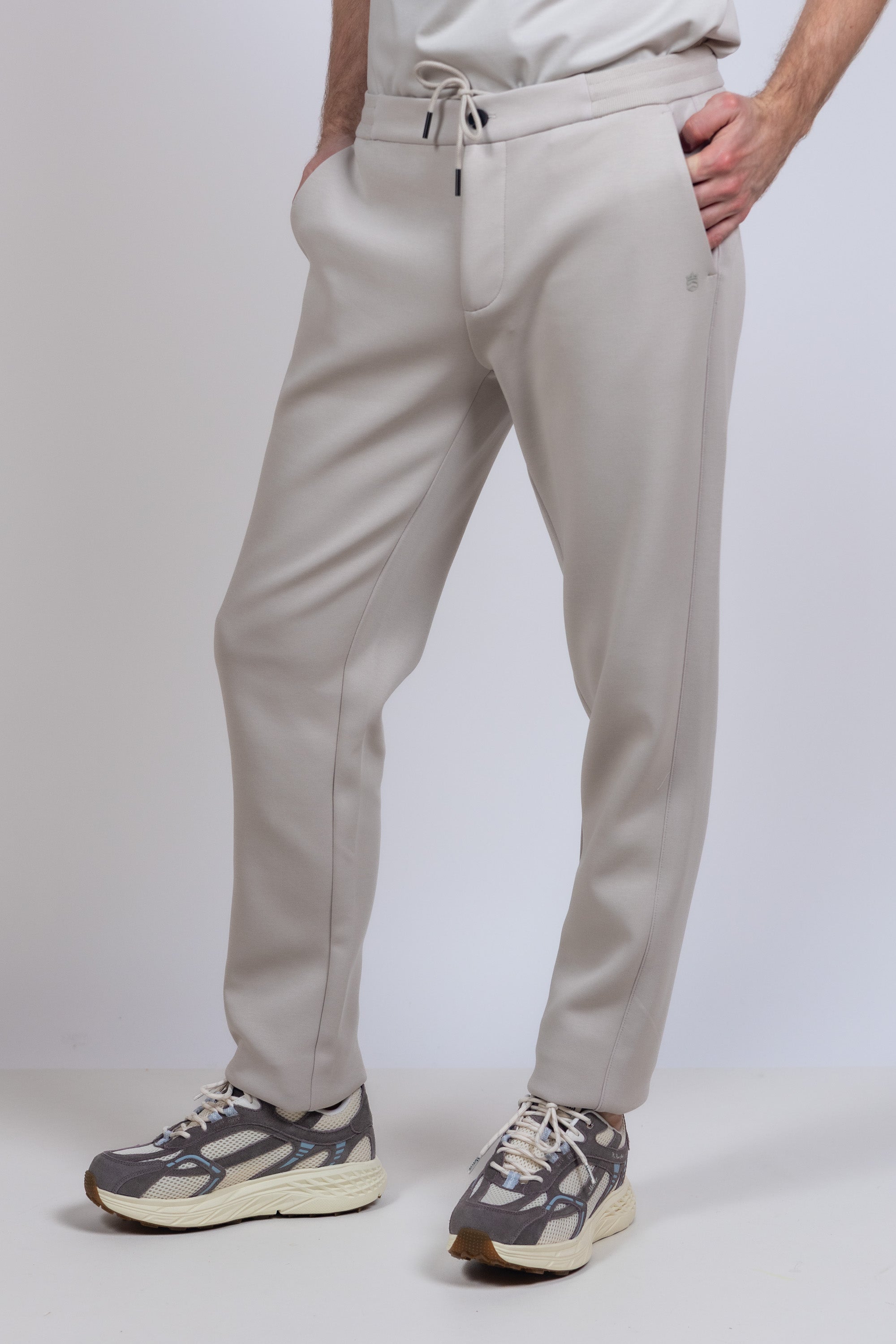 Broek met koord - Beige