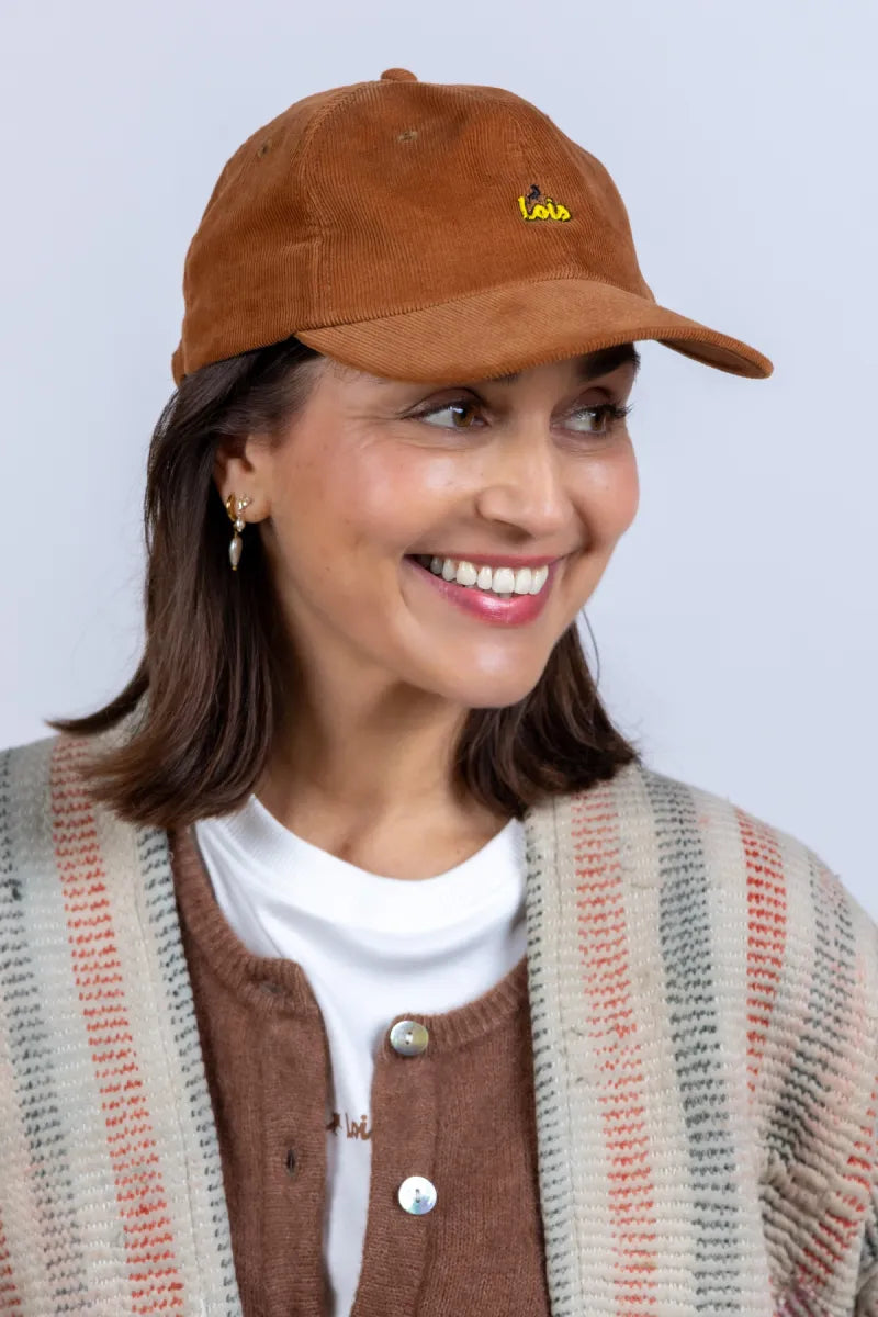 LOIS LOIS LEXI 2784-5601 Pet met borduring - Camel