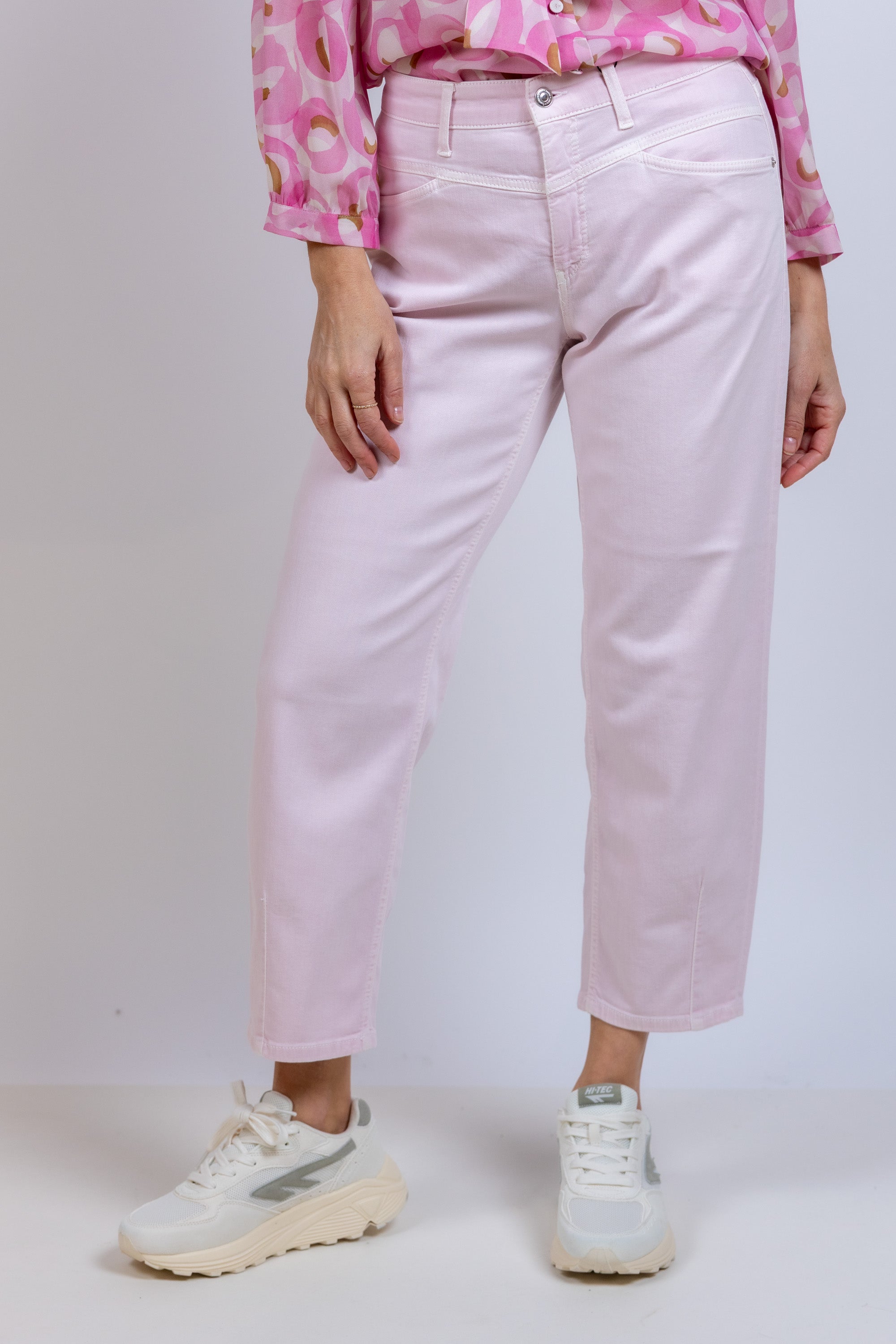 Broek met balloonfit - Roze