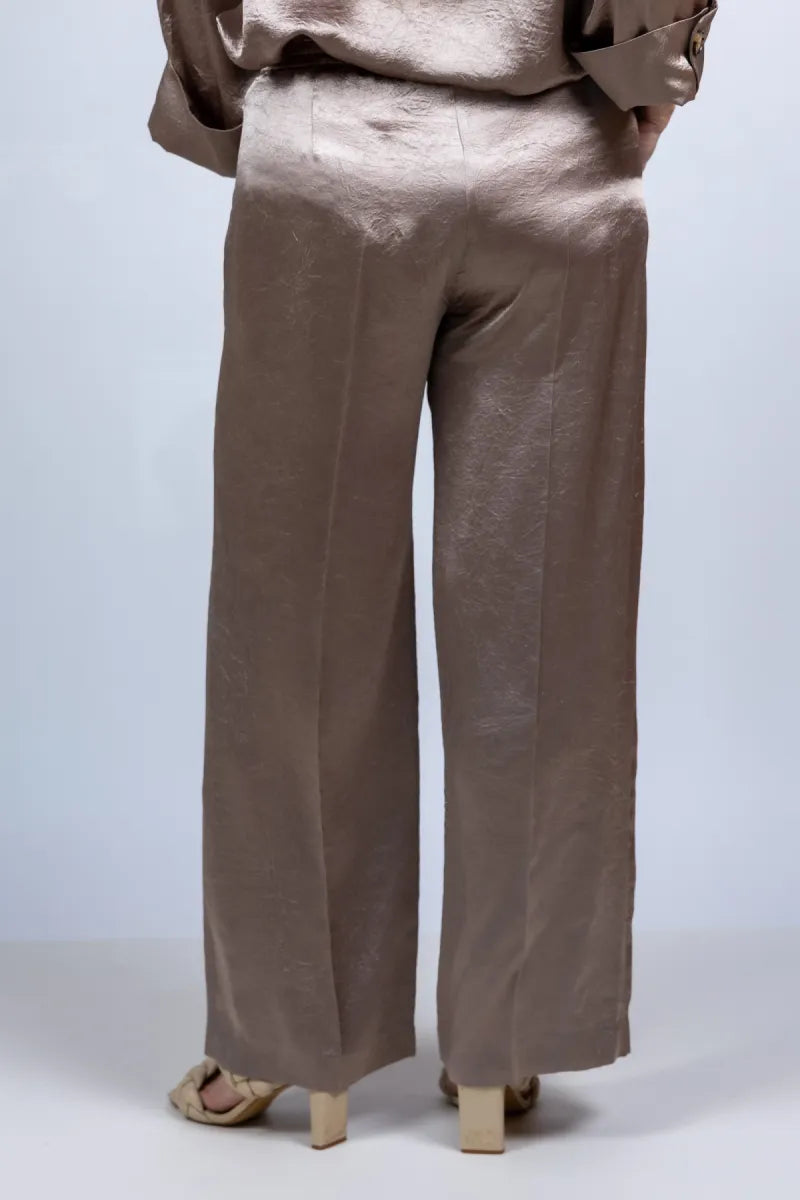 XANDRES GOLD XANDRES GOLD X-Phocos Wijde broek - Taupe