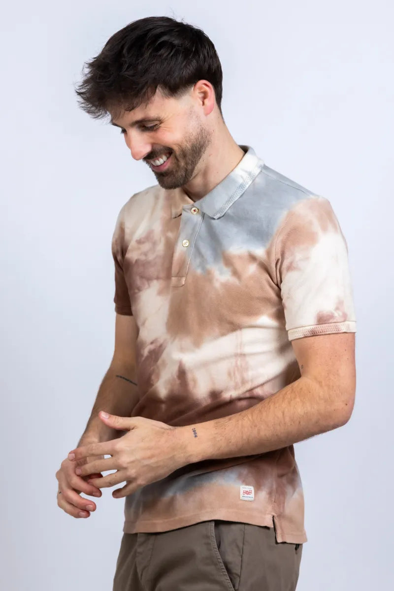 BOB BOB P26Kilby Unica Polo met print - Multicolour