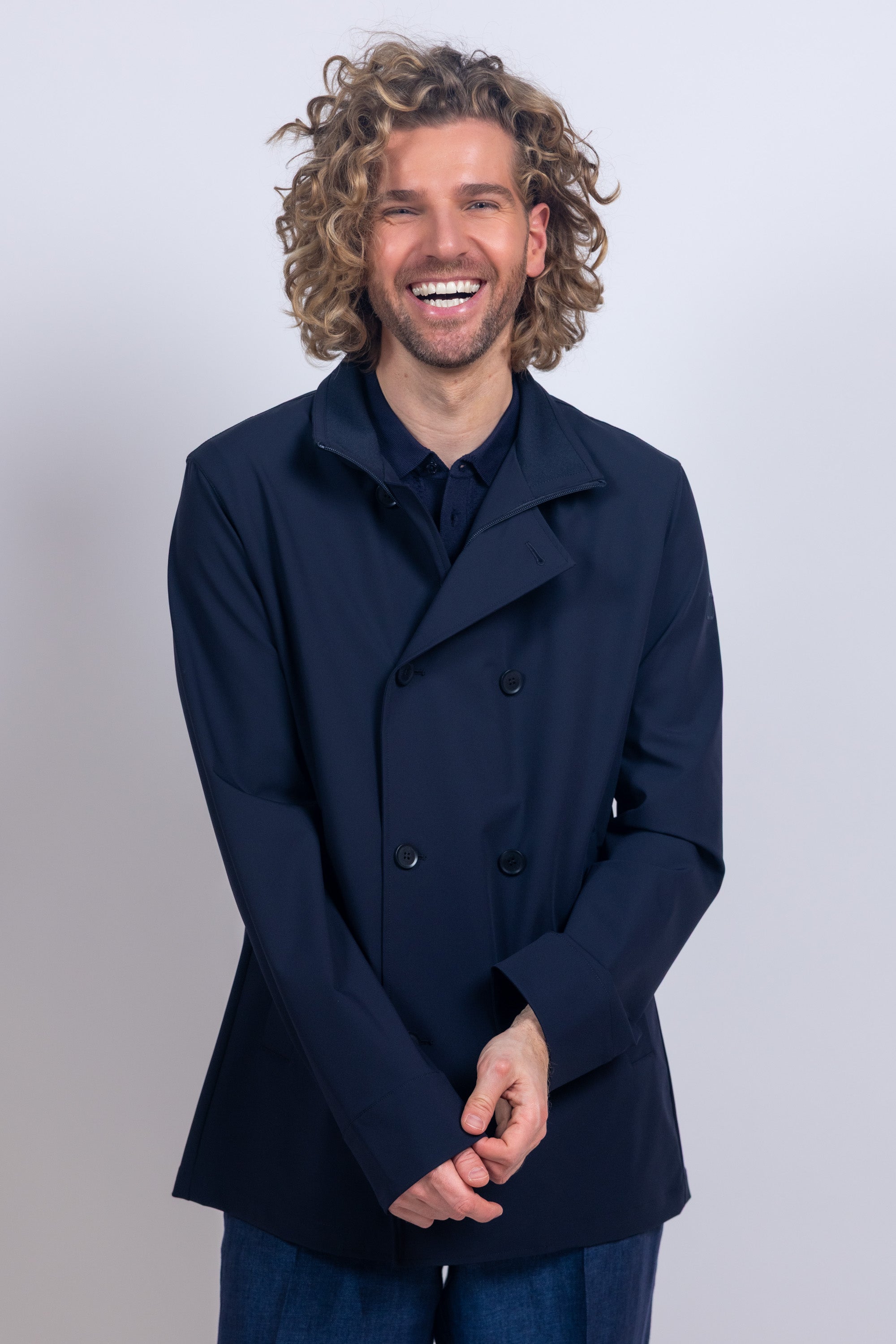 Jas met knopen - Marine