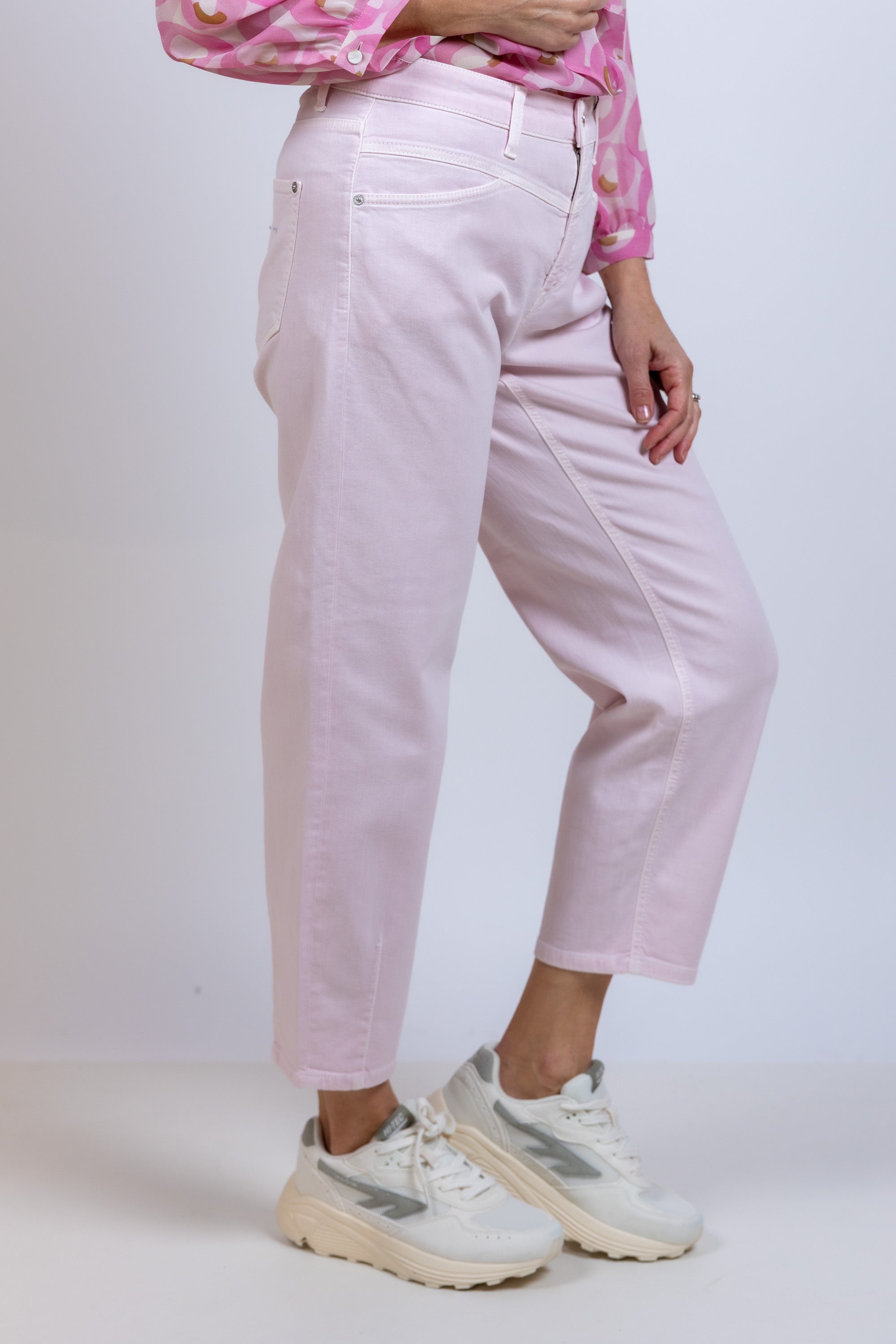 Broek met balloonfit - Roze