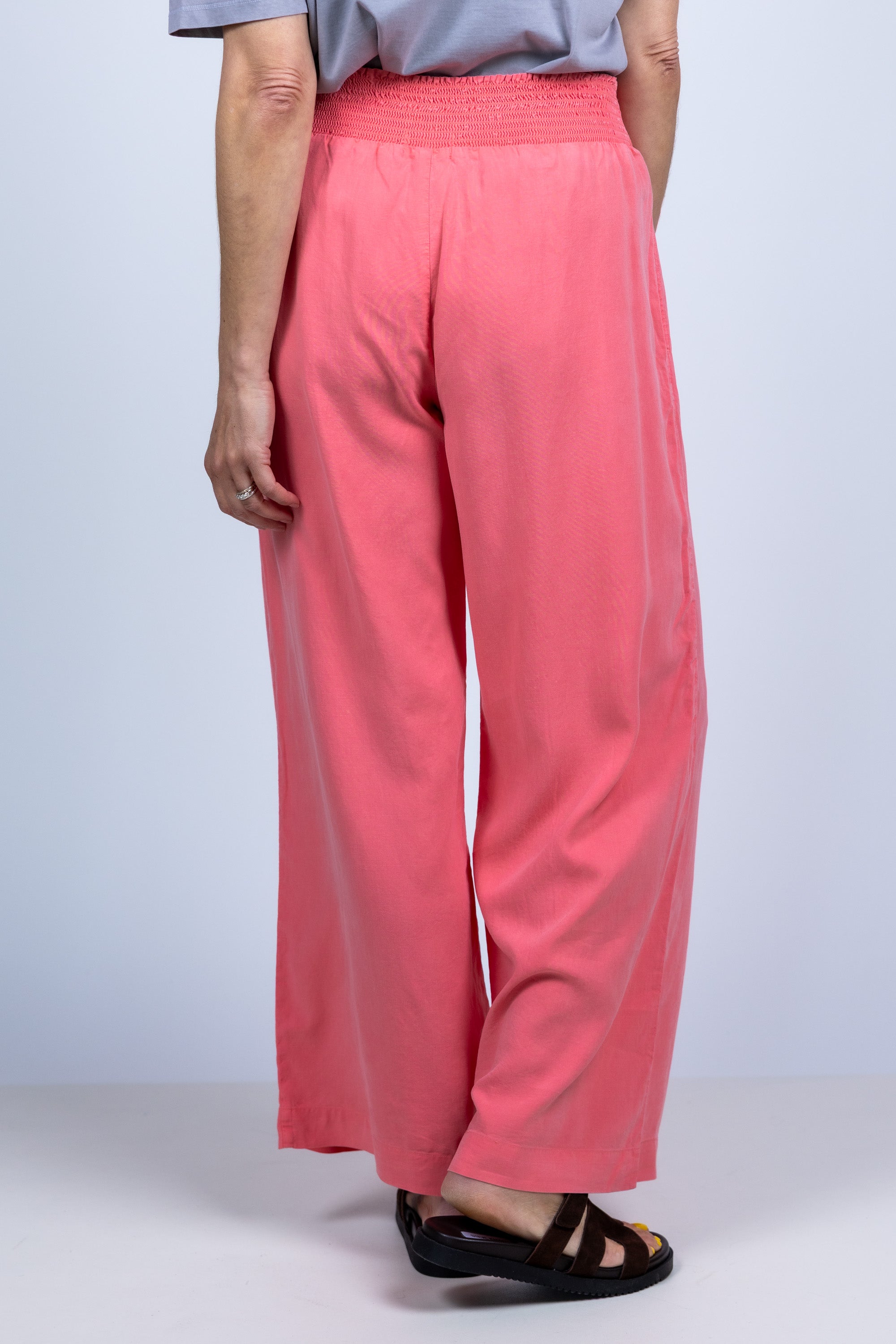 Wijde broek - Koraalroze