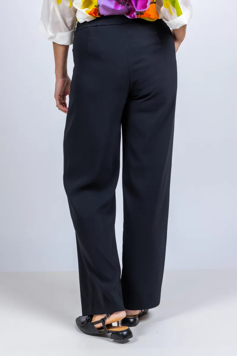 XANDRES XANDRES Phocas Wijde pantalon - Zwart