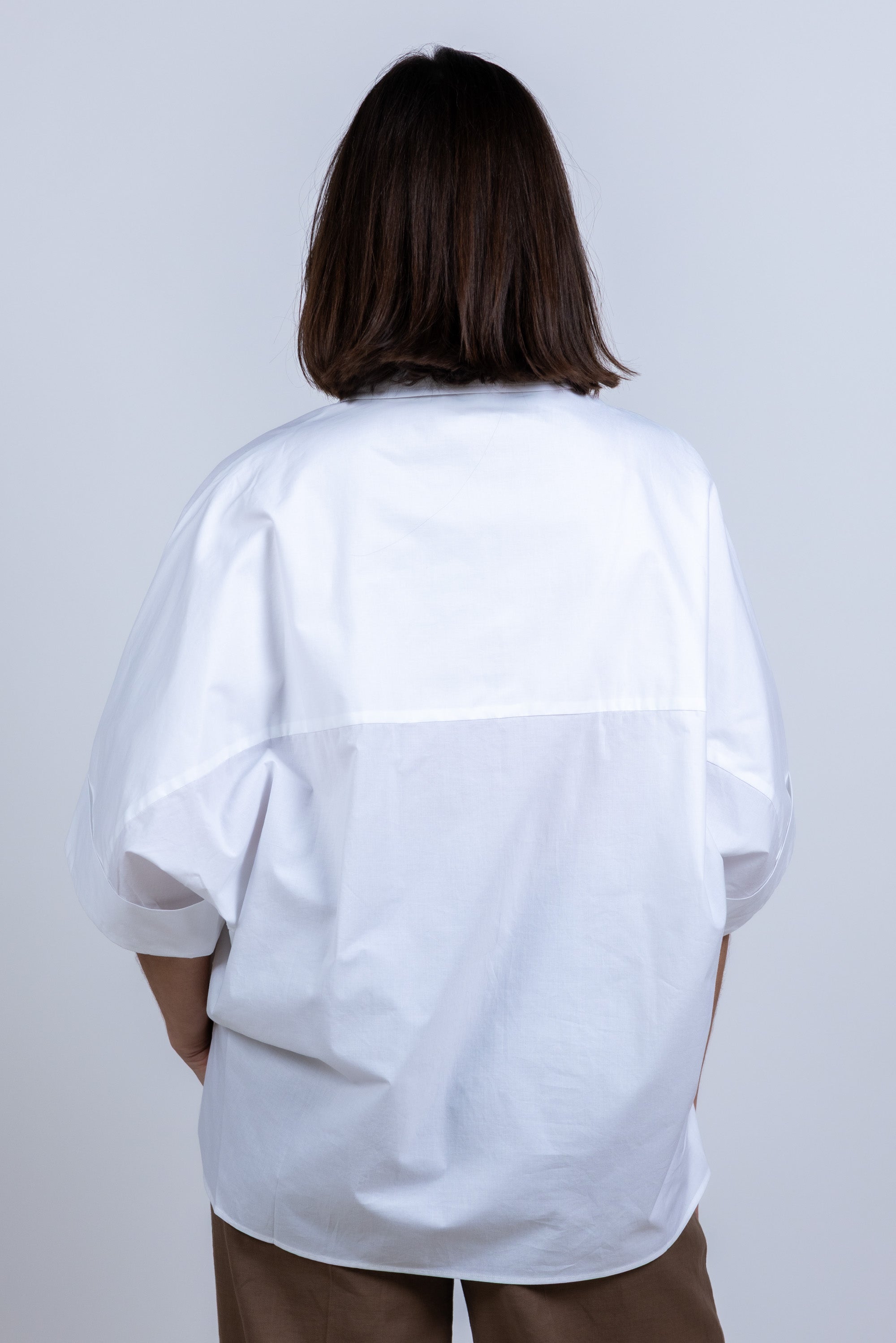 Blouse met knopen - Wit