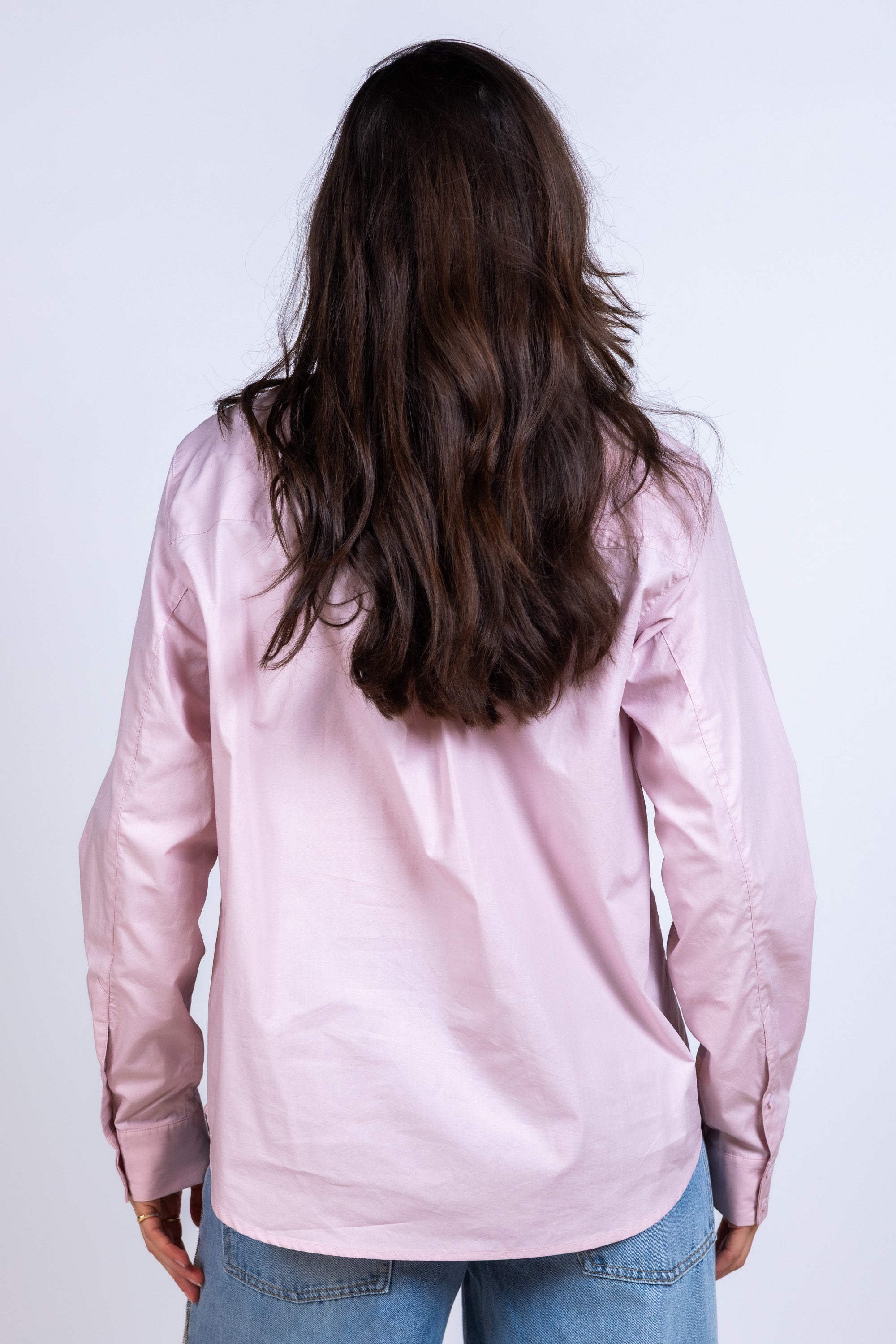 Blouse met strik - Roze