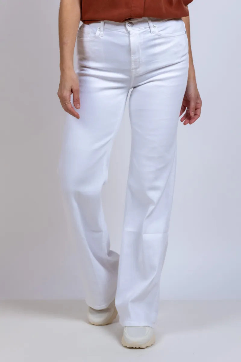 FOR ALL MANKIND FOR ALL MANKIND MODERN DOJO Broek met rechte pijpen - Wit