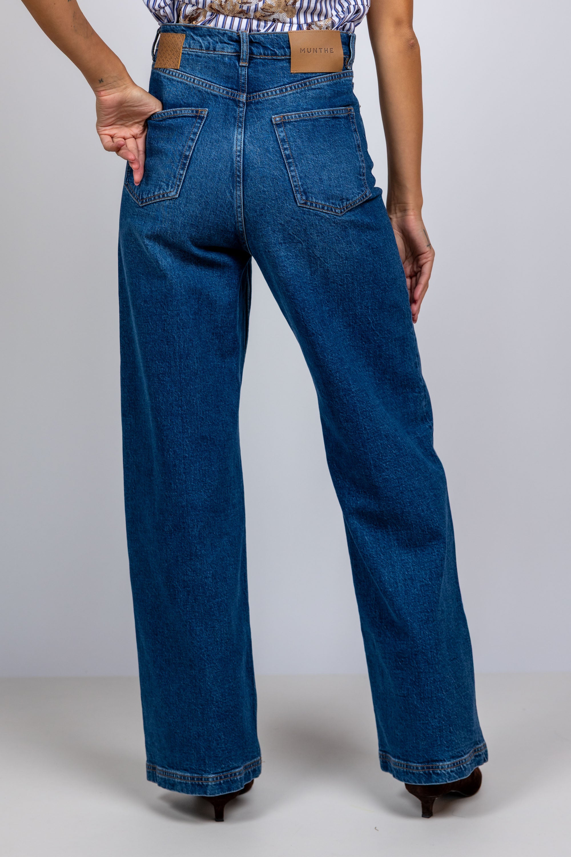Jeans met wijde pijpen - Jeans