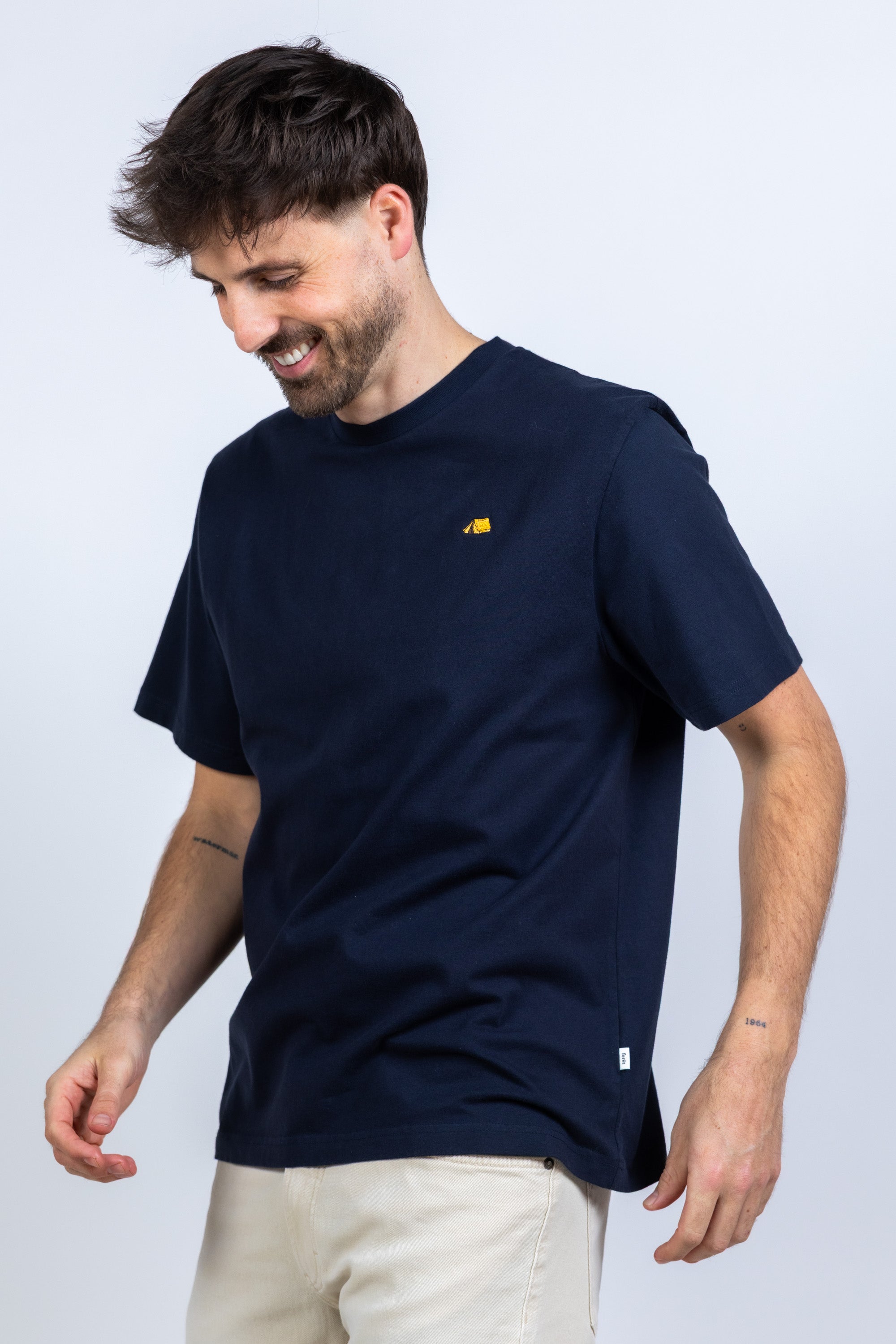 T-shirt met logo - Marine