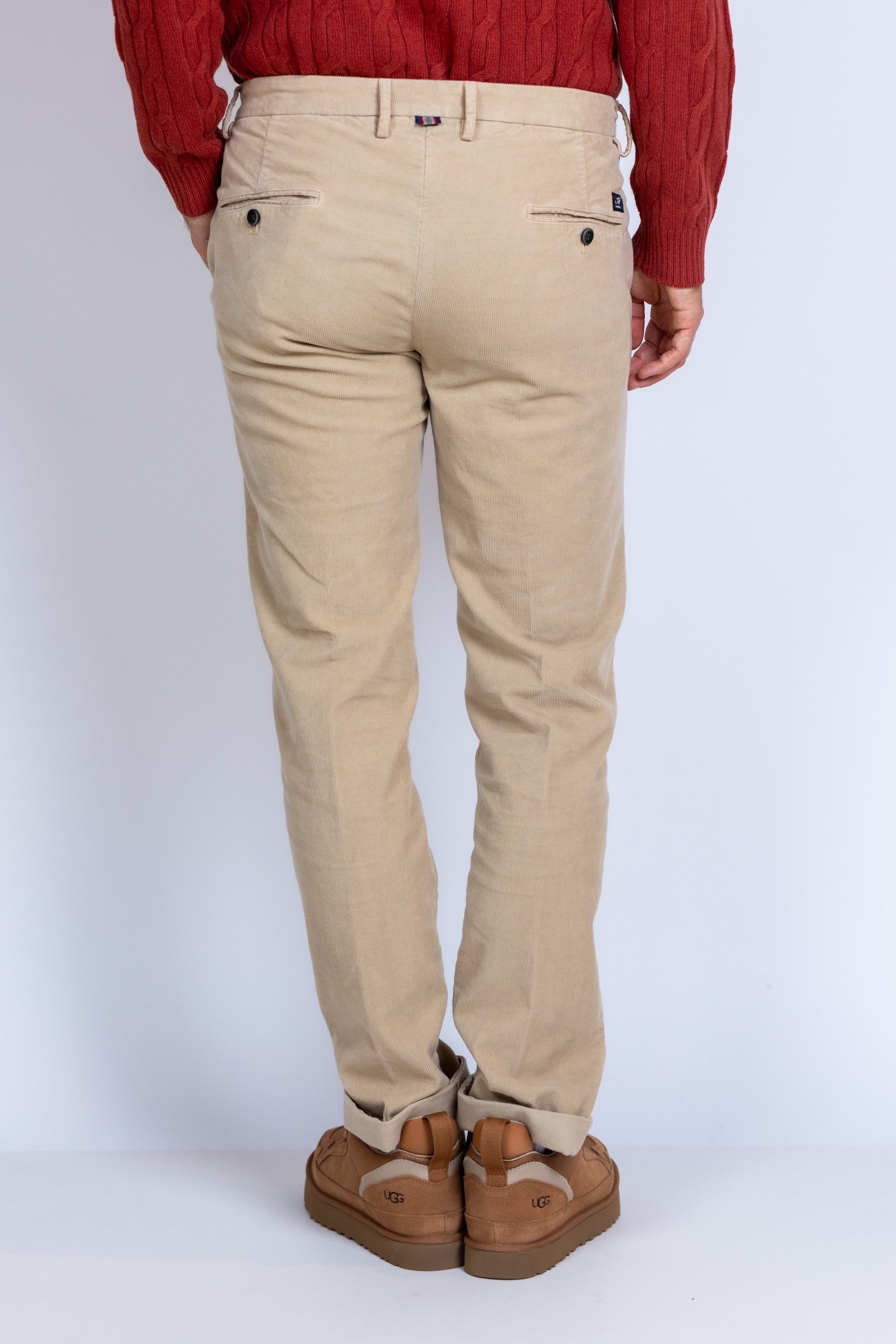 Corduroy pantalon - Beige