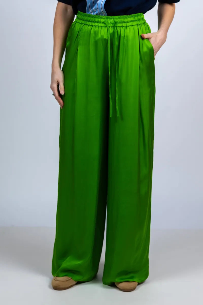 ESSENTIEL ANTWERP ESSENTIEL ANTWERP JULISSA Wijde broek - Appelgroen