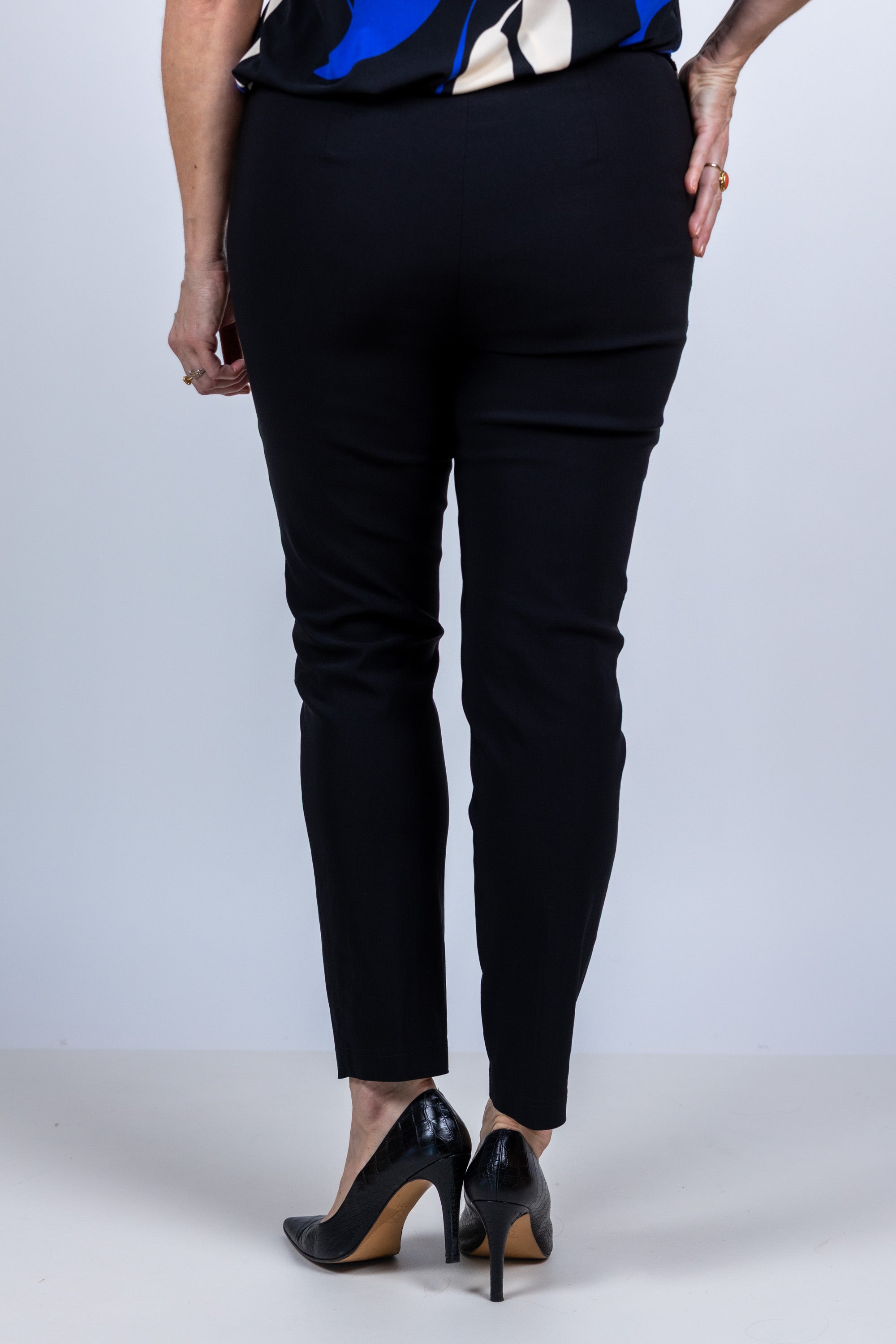 Broek met smalle pijpen - Zwart