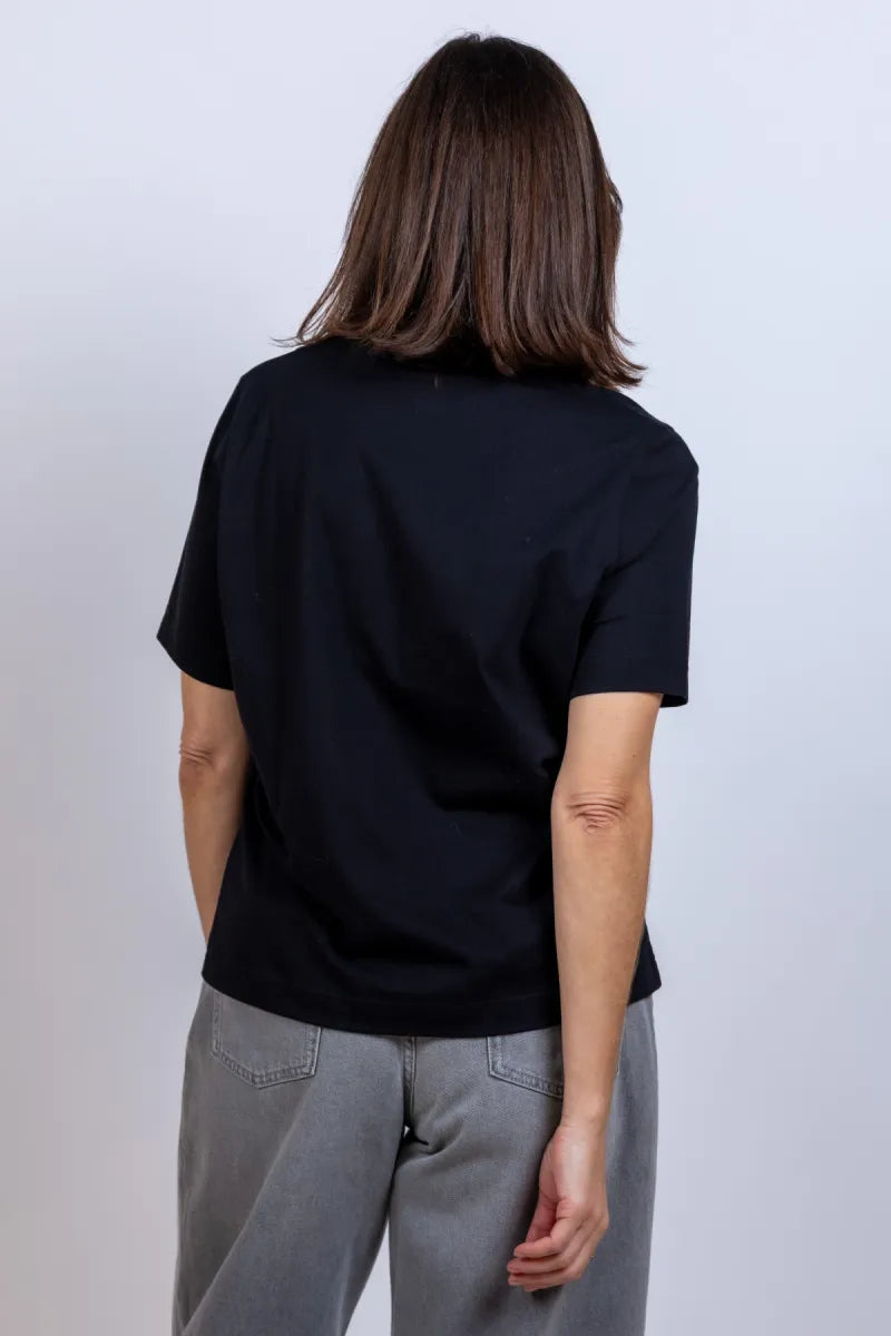 DRYKORN T-shirt met ronde hals - Zwart