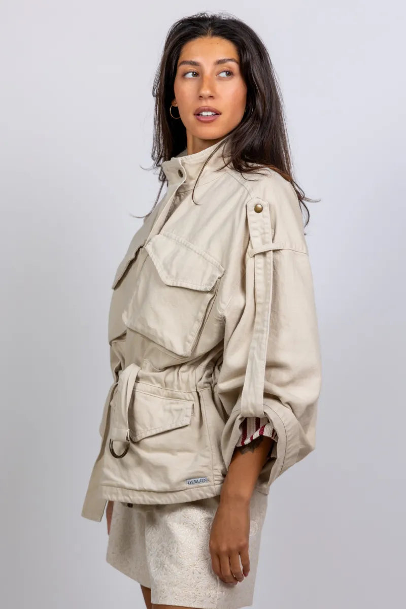 DEBLON SPORTS DEBLON SPORTS AMY 2610914 DEBLON SPORTS AMY 2610914 Jasje met zakken - Beige