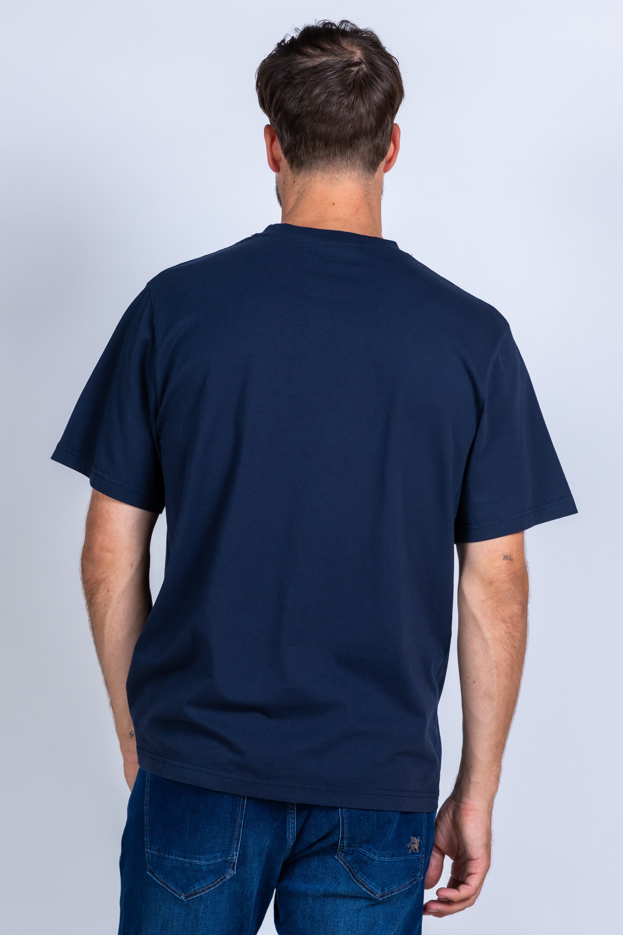T-shirt met logo - Marine
