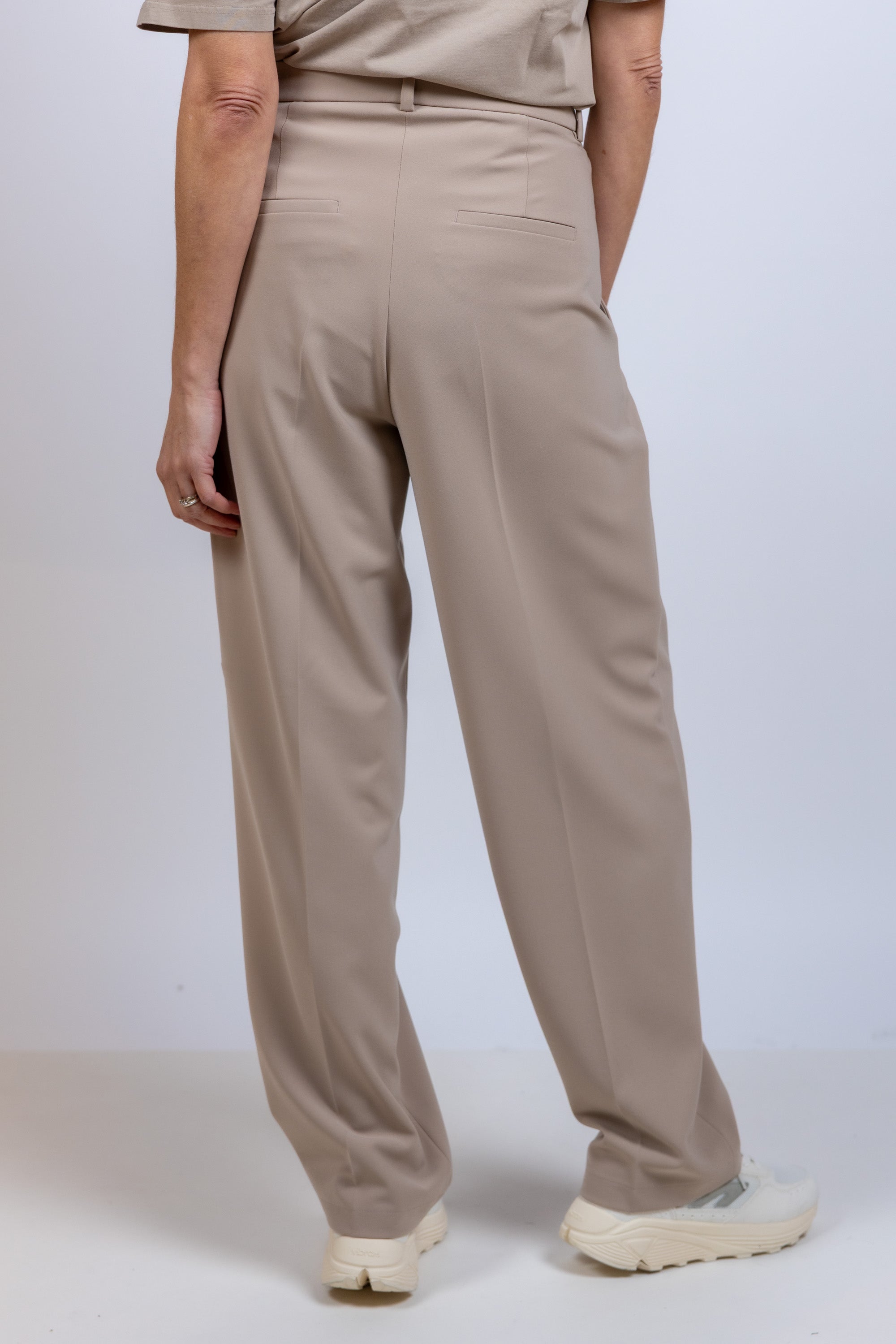 Wijde pantalon - Zand