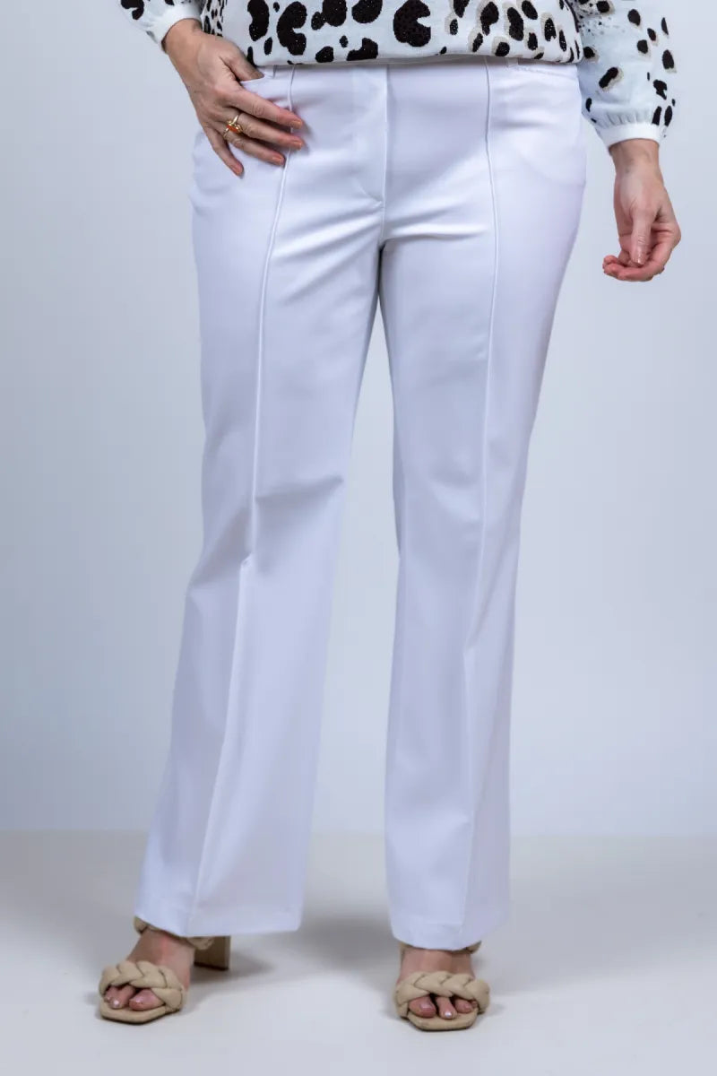 GARDEUR DAMES GARDEUR DAMES ZILLA2-602471 GARDEUR DAMES ZILLA2-602471 Broek met naad - Wit