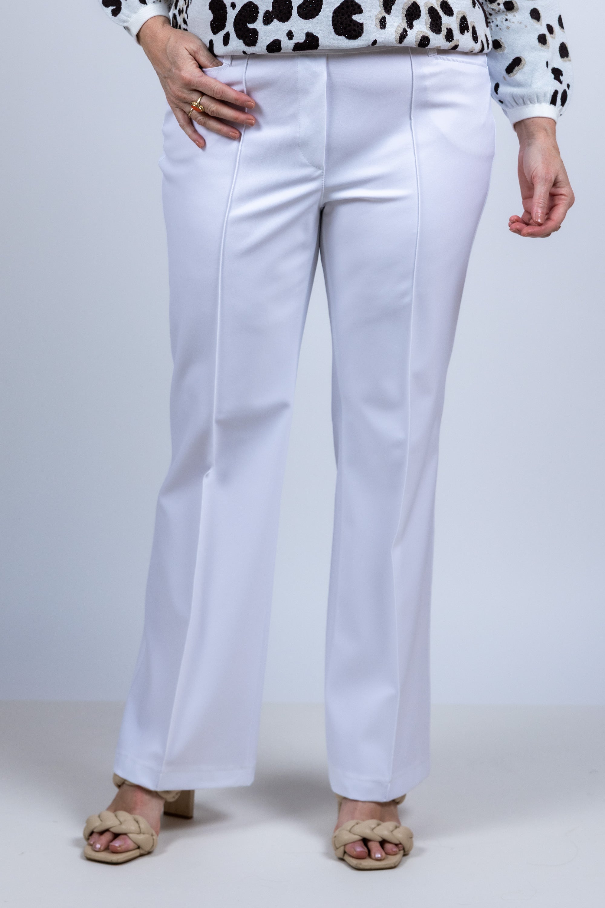 Broek met naad - Wit