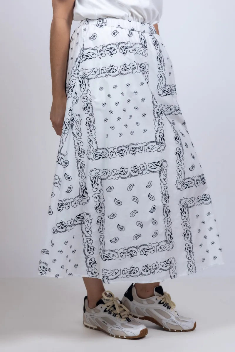 WEEKEND BY MAX MARA WEEKEND BY MAX MARA CARAVAN Rok met print - Wit