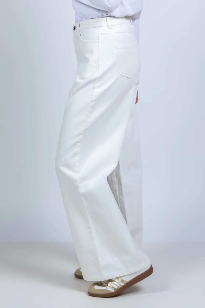 MODSTROM MODSTROM PRINCESS PANTS Wijde broek - Wit