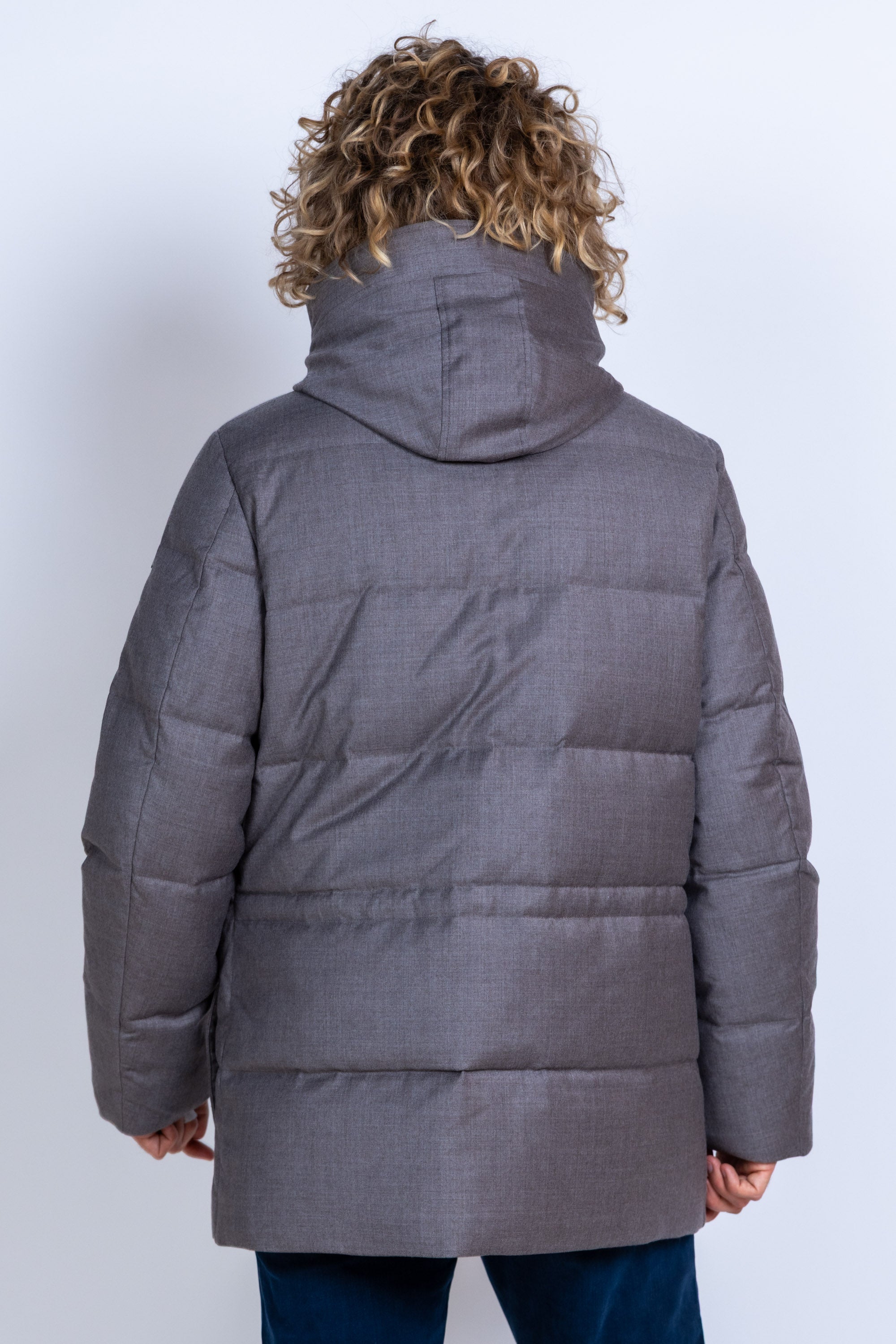 Gewatteerde jas - Taupe