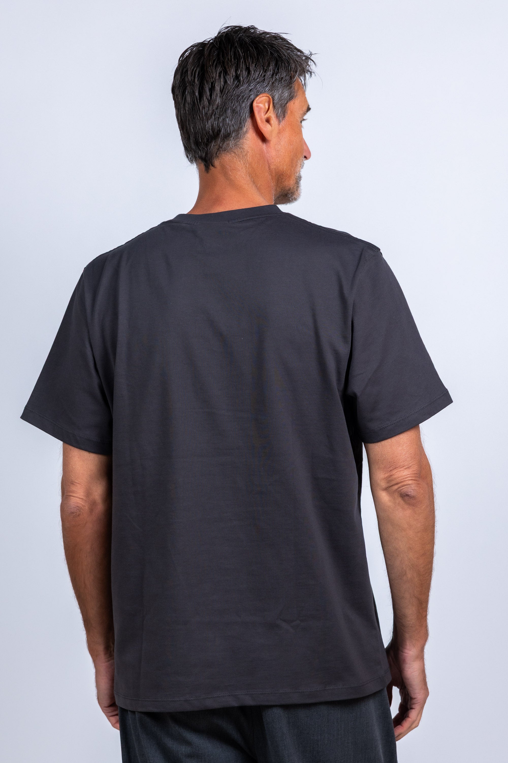 T-shirt met print - Antraciet