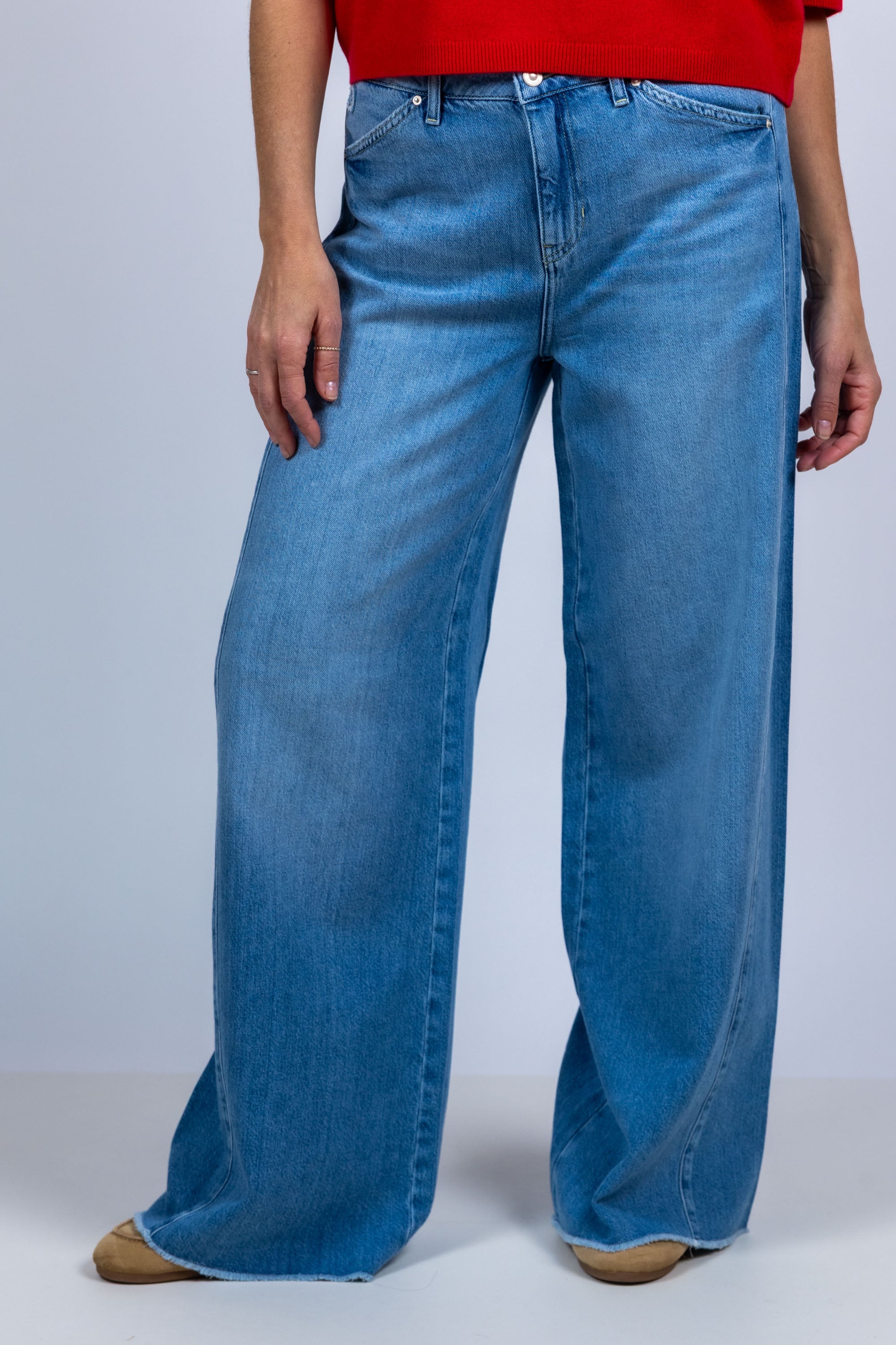 Wijde jeans - Licht jeans