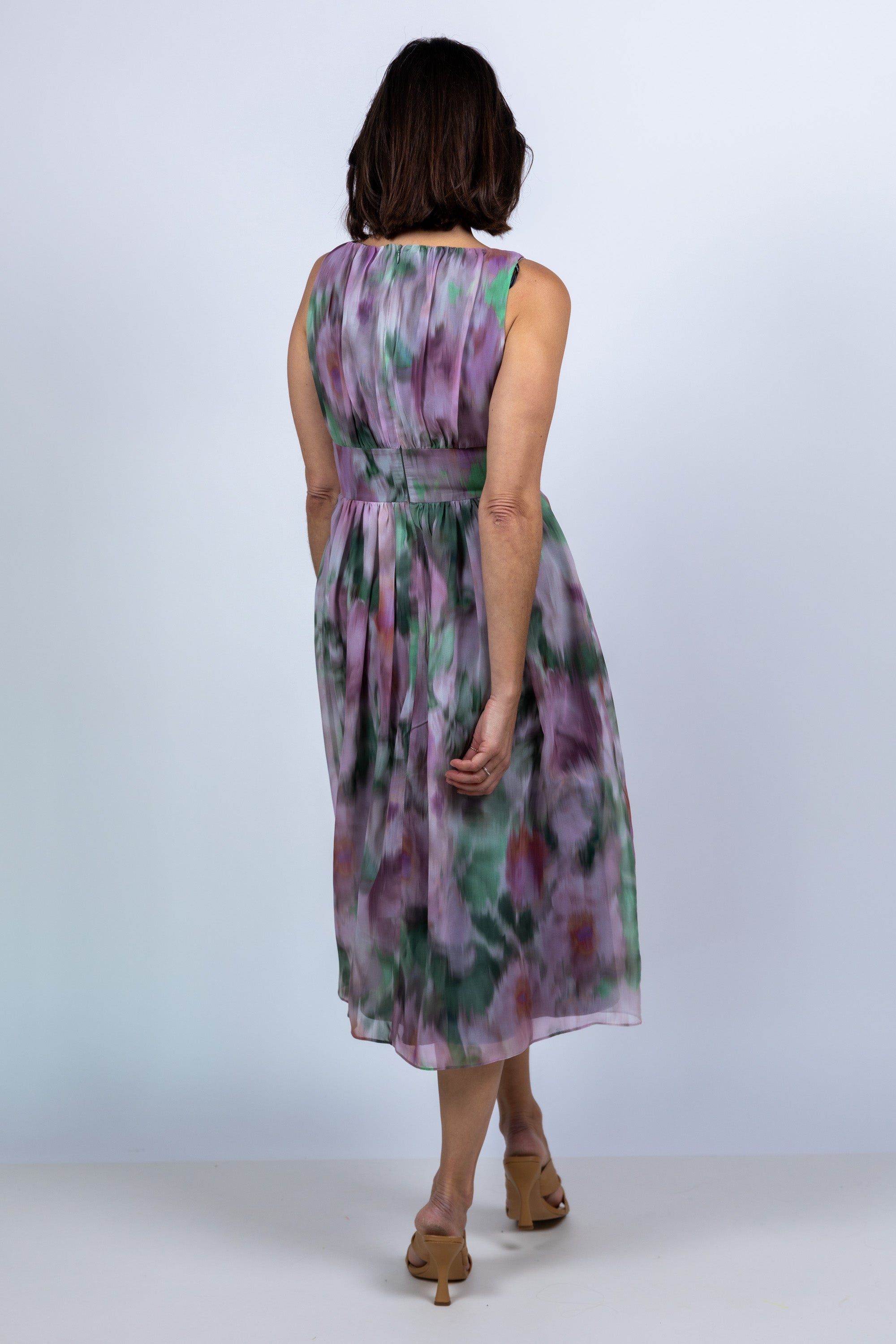 Jurk met print - Mint