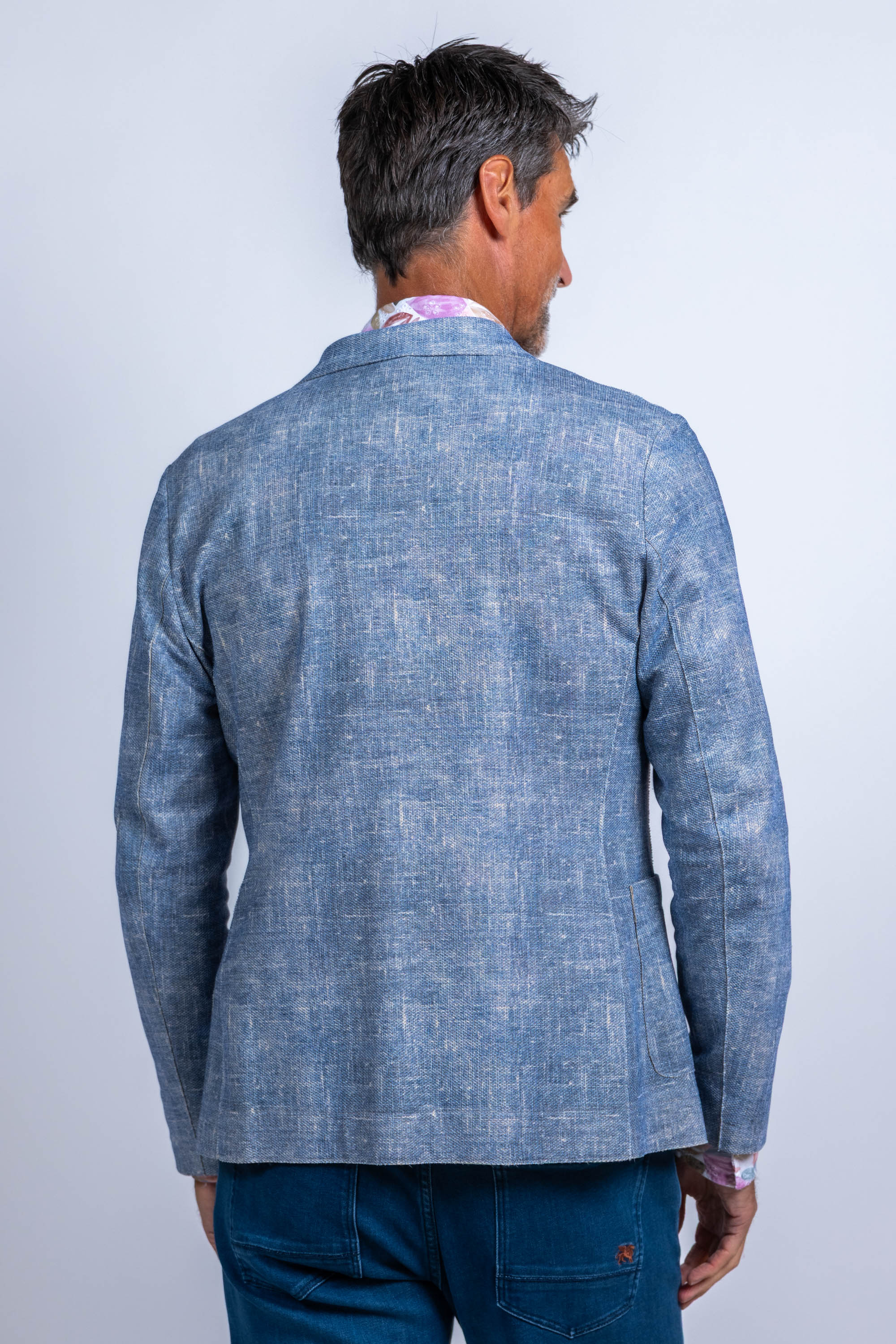 Blazer met structuur - French blue