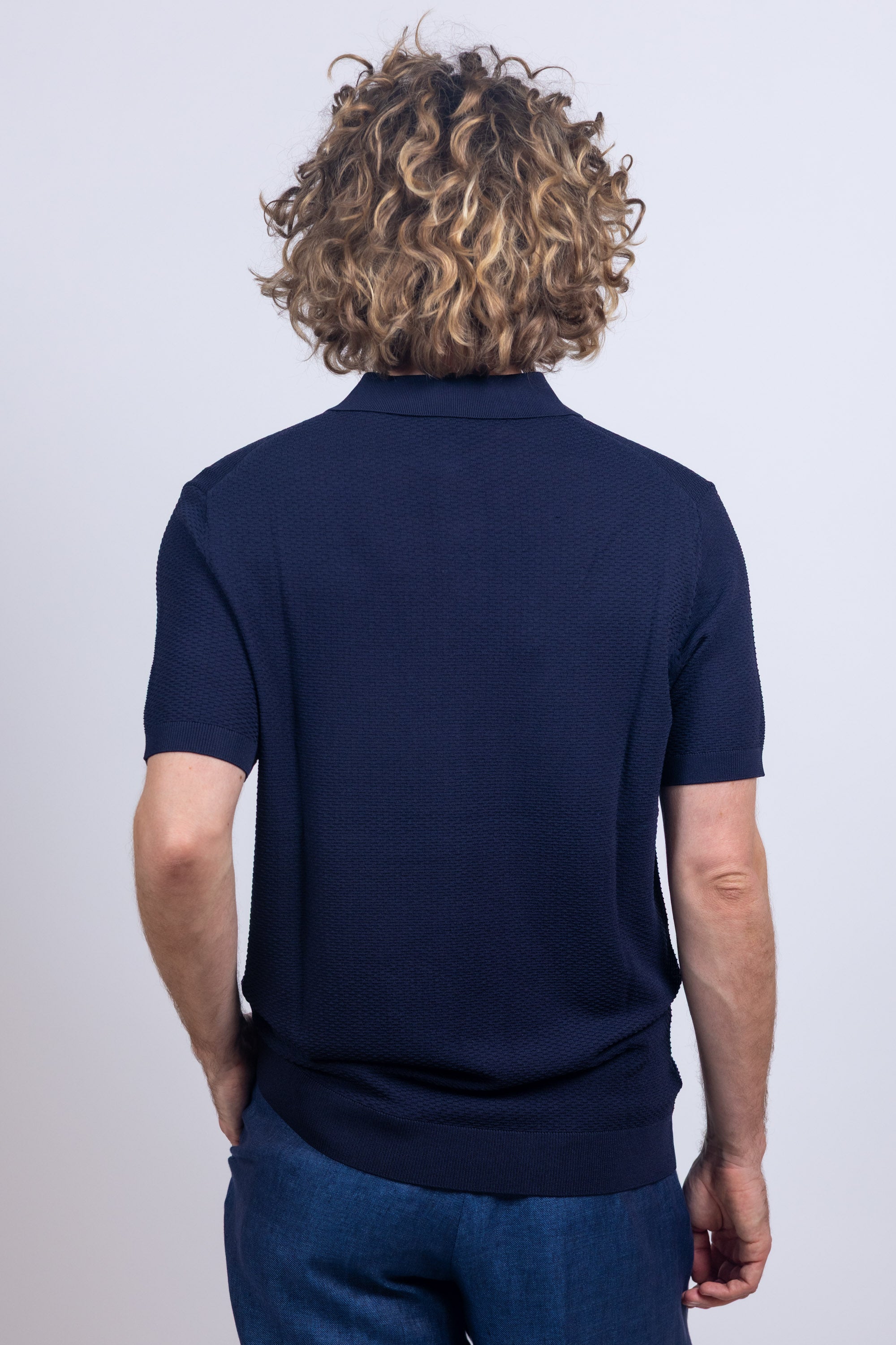 Polo met korte mouwen - Marine