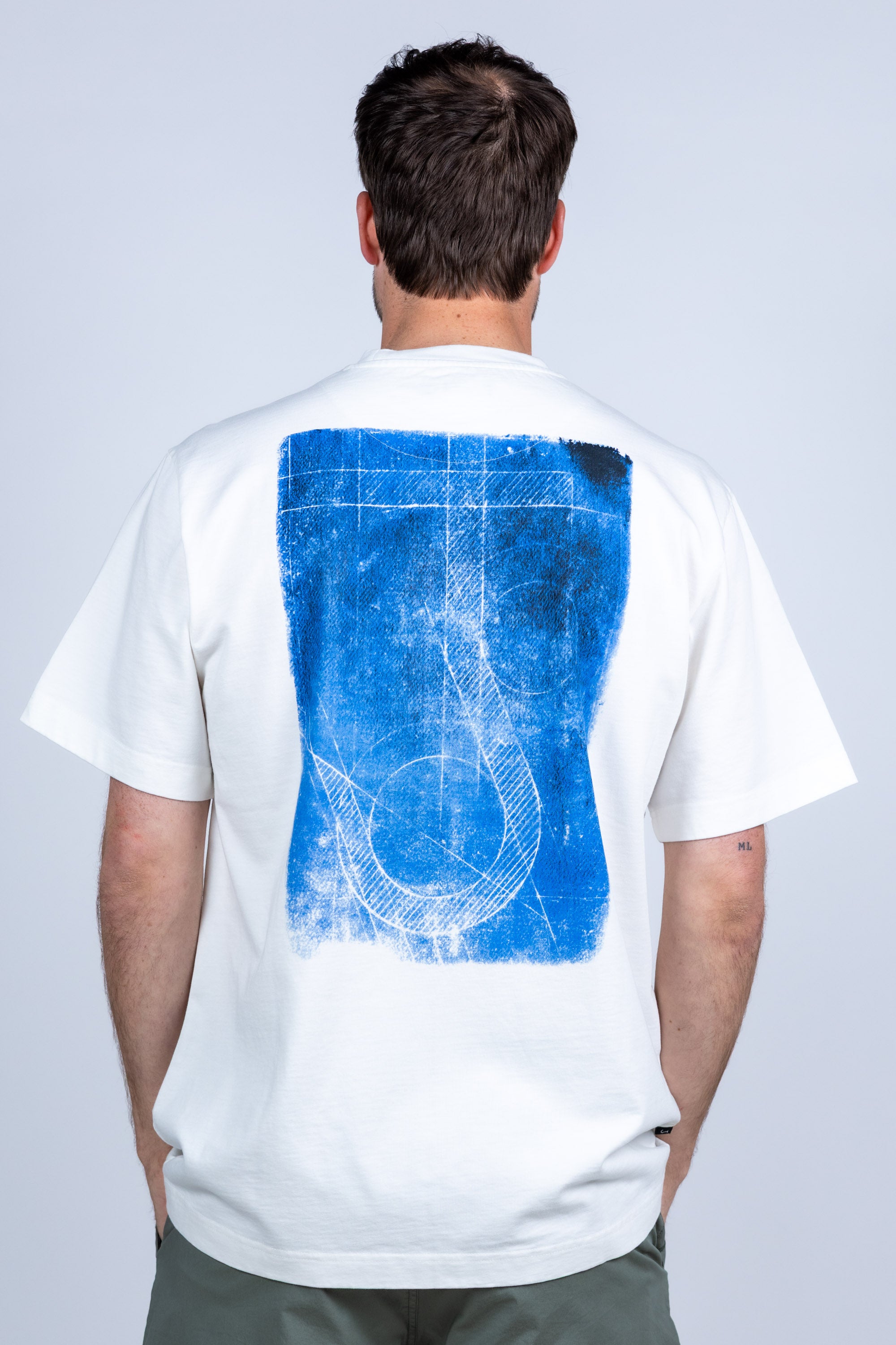 T-shirt met print - Wit