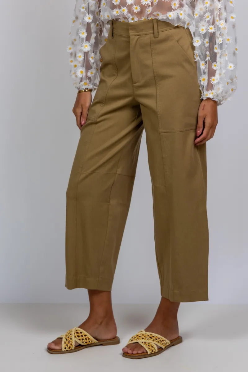 STUDIO CLIQUE STUDIO CLIQUE BELLE STUDIO CLIQUE BELLE Broek met steekzakken - Olijfgroen