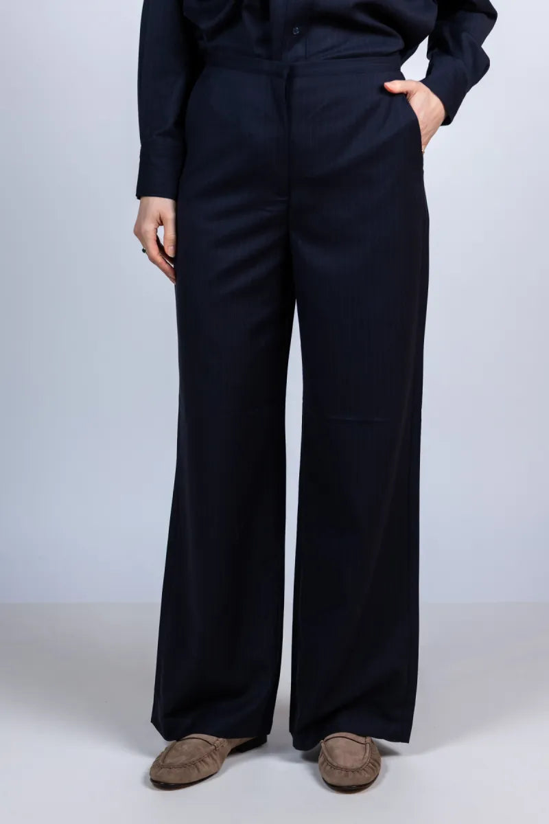 CPH MUSE CPH MUSE 207547 stina pant CPH MUSE 207547 stina pant Wijde pantalon - Marine