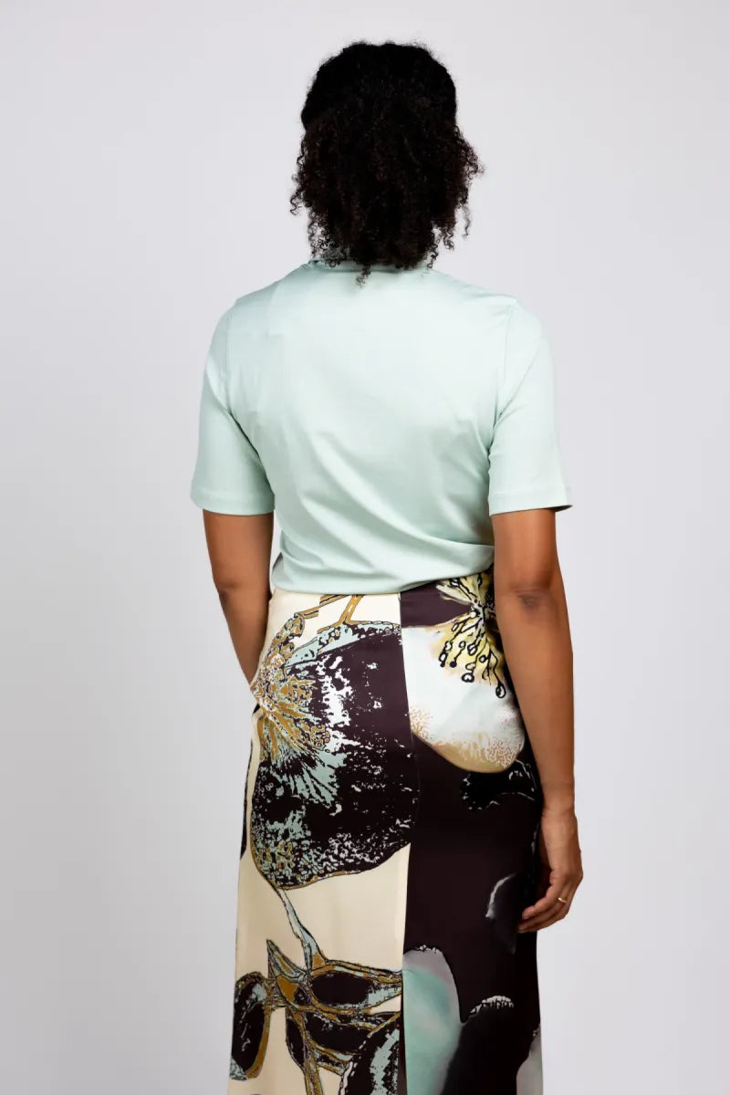 MARCCAIN COLLECTIE MARCCAIN COLLECTIE BC.48.18 J14 MARCCAIN COLLECTIE BC.48.18 J14 Col t-shirt - Mint