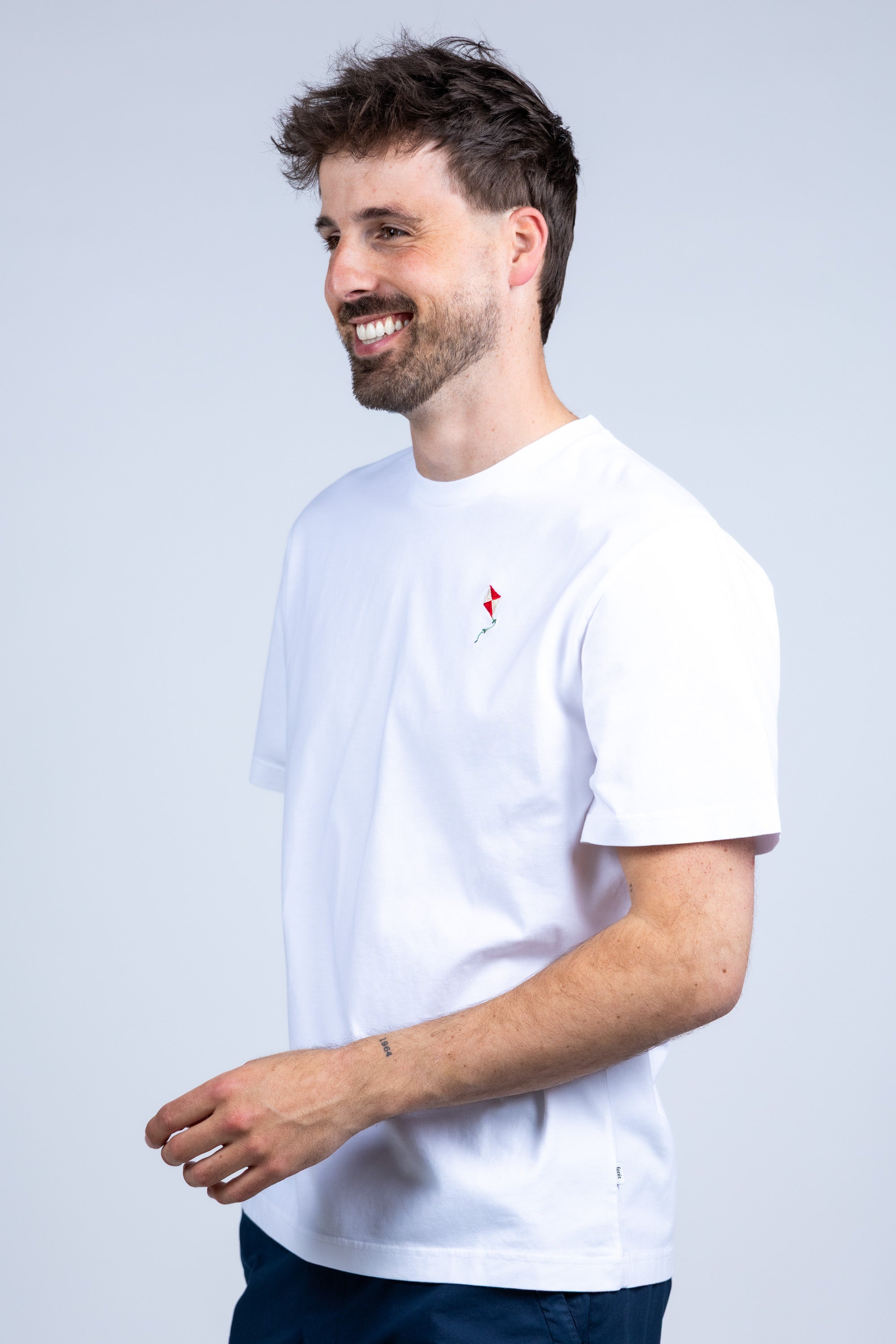 T-shirt met print - Wit