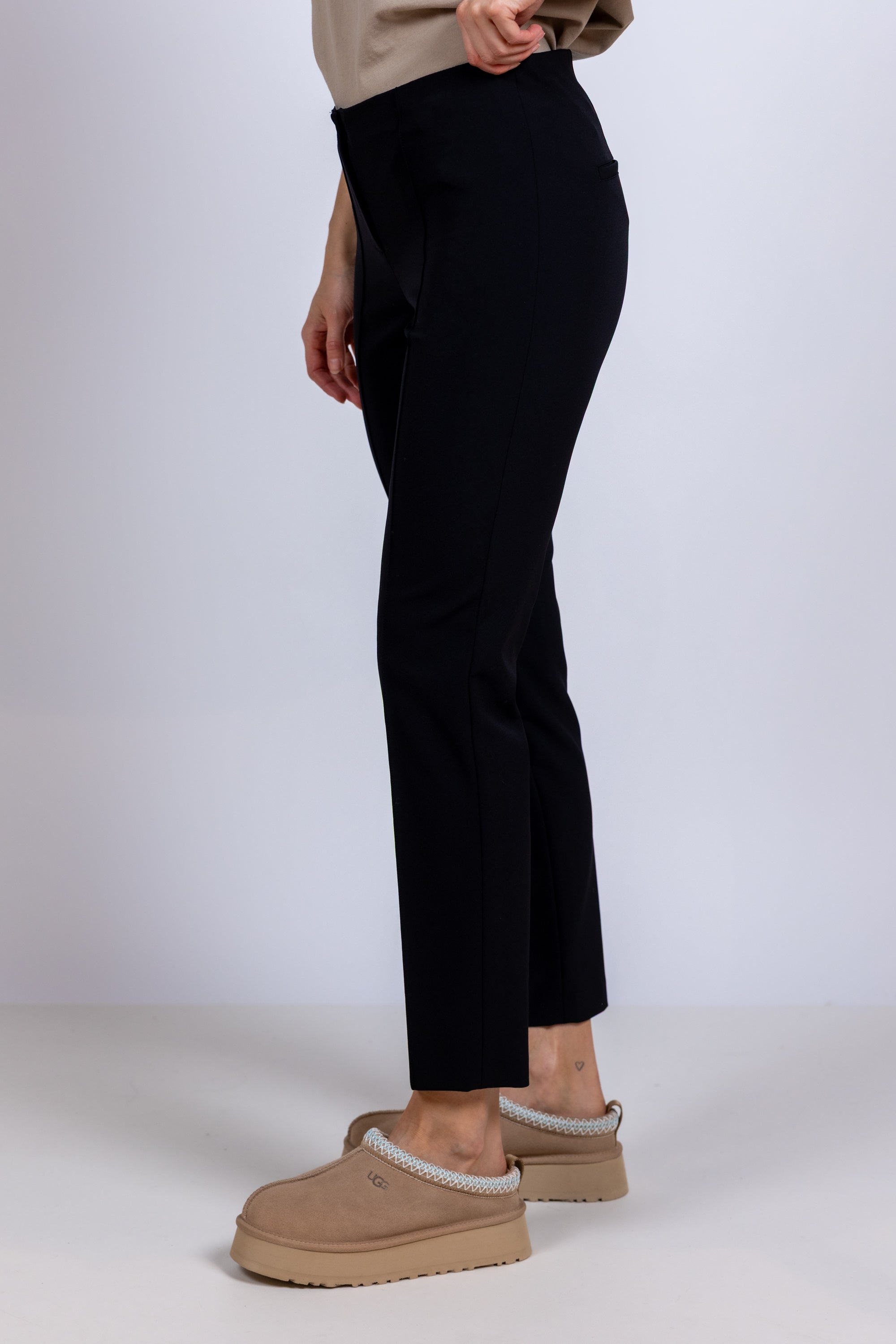 Broek met naad - Zwart