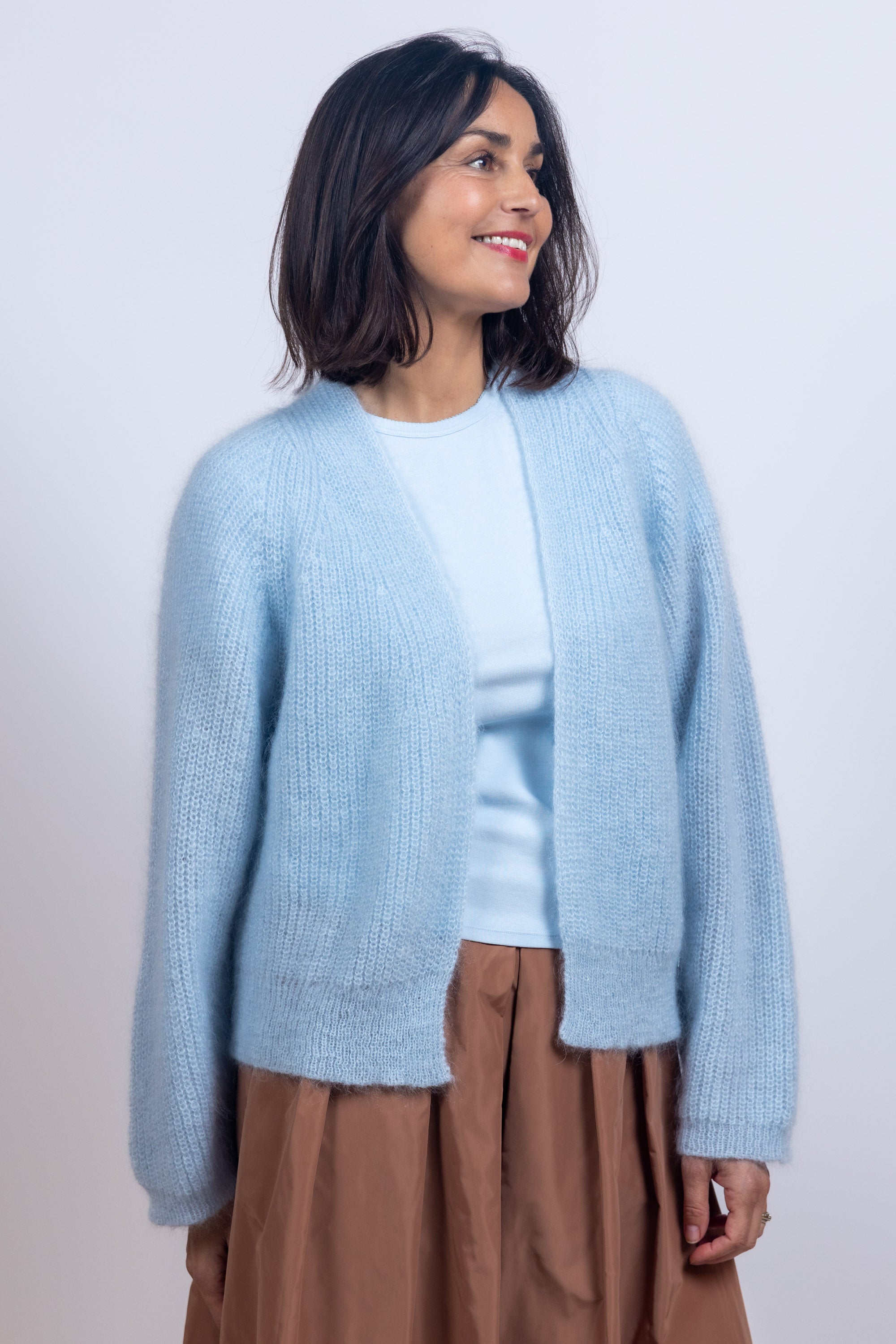 Gebreid vest - Bleu