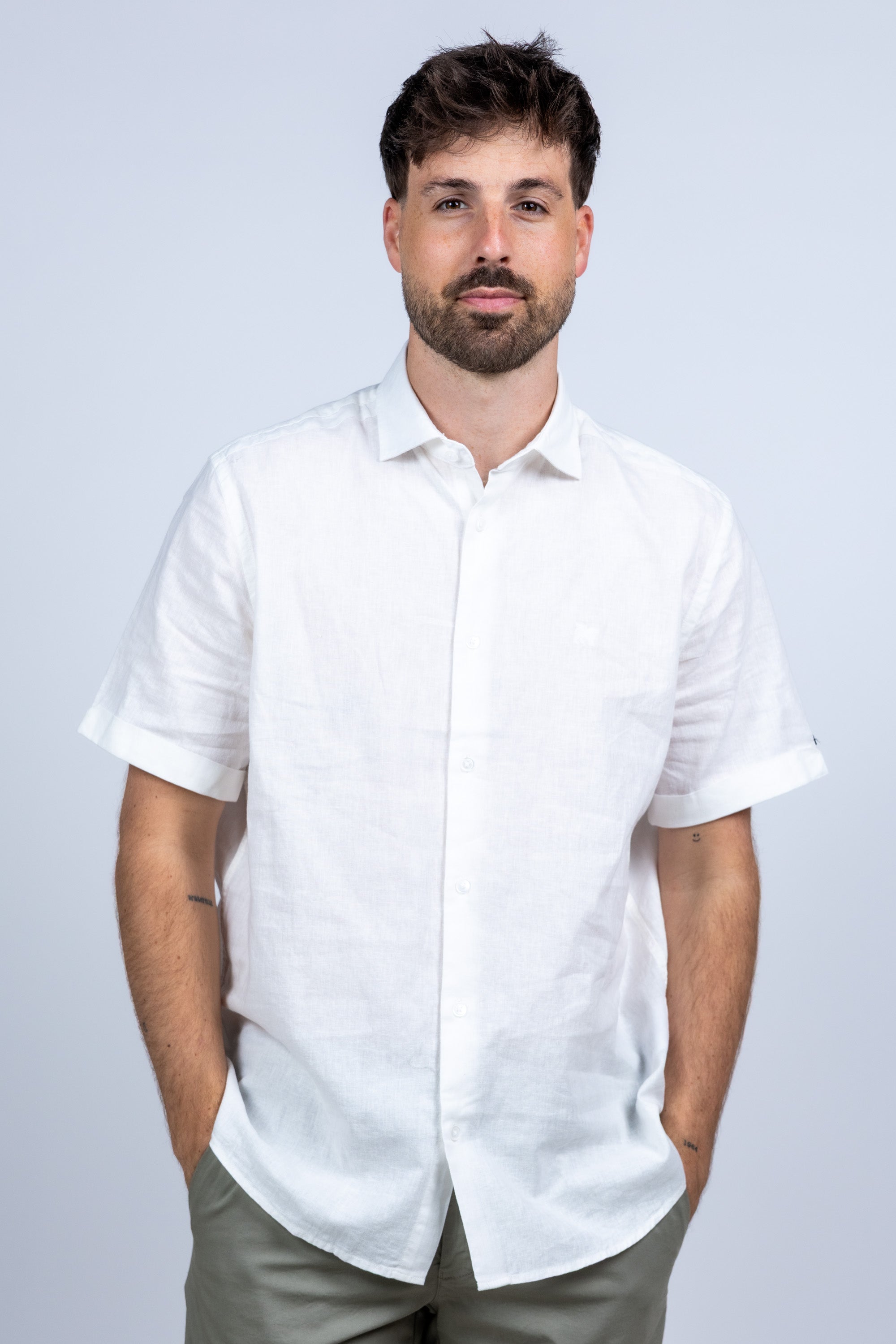 Shirt met korte mouwen - Wit