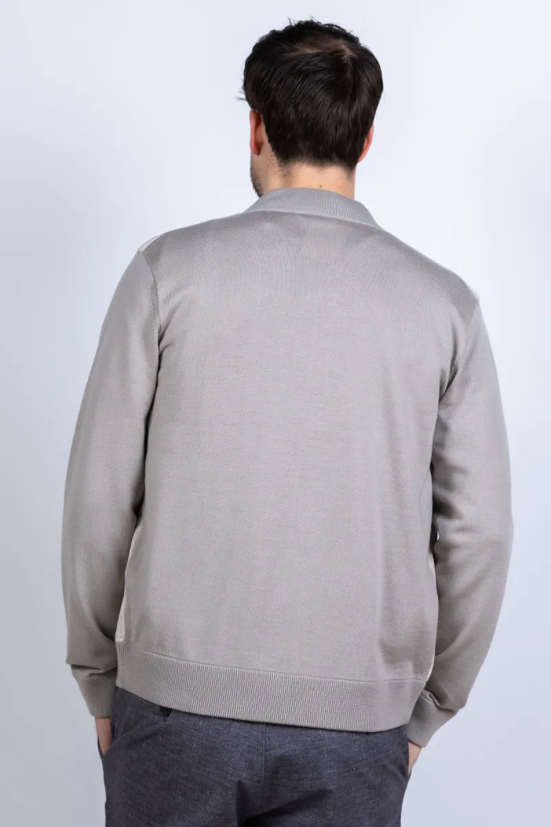 GENTILUOMO GENTILUOMO K4173-263 GENTILUOMO K4173-263 Jasje met rits - Licht taupe
