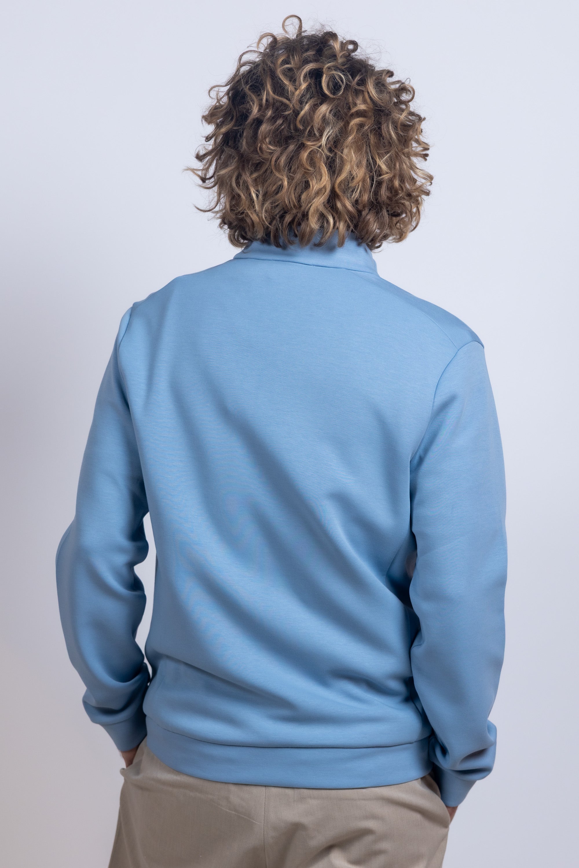Vest met rits - Bleu