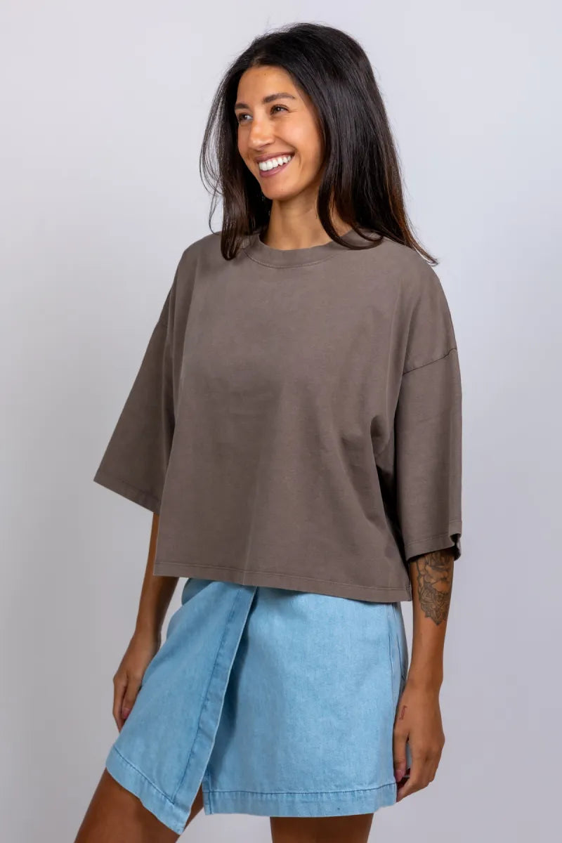 STUDIO CLIQUE STUDIO CLIQUE AMY T-shirt met korte mouwen - Bruin