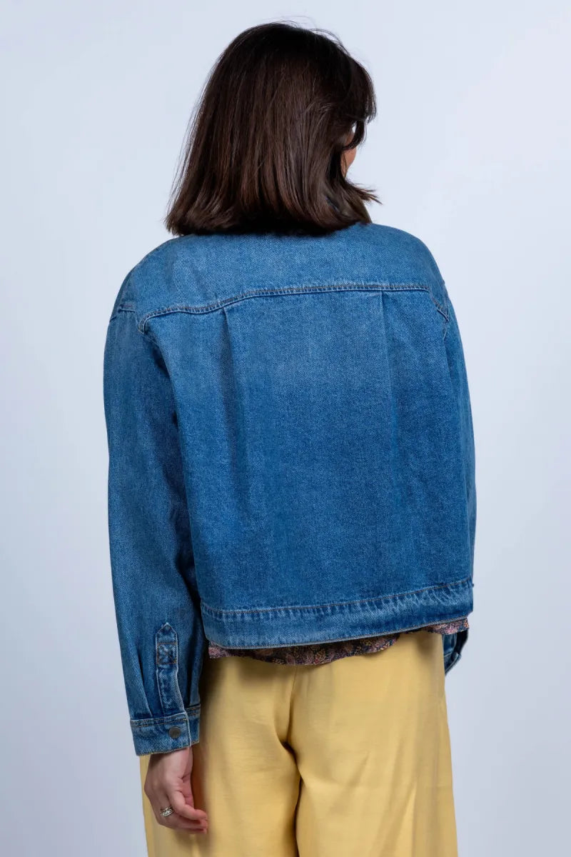 BA&SH BA&SH VIGILIO Spijkerjasje met kraag - Jeans