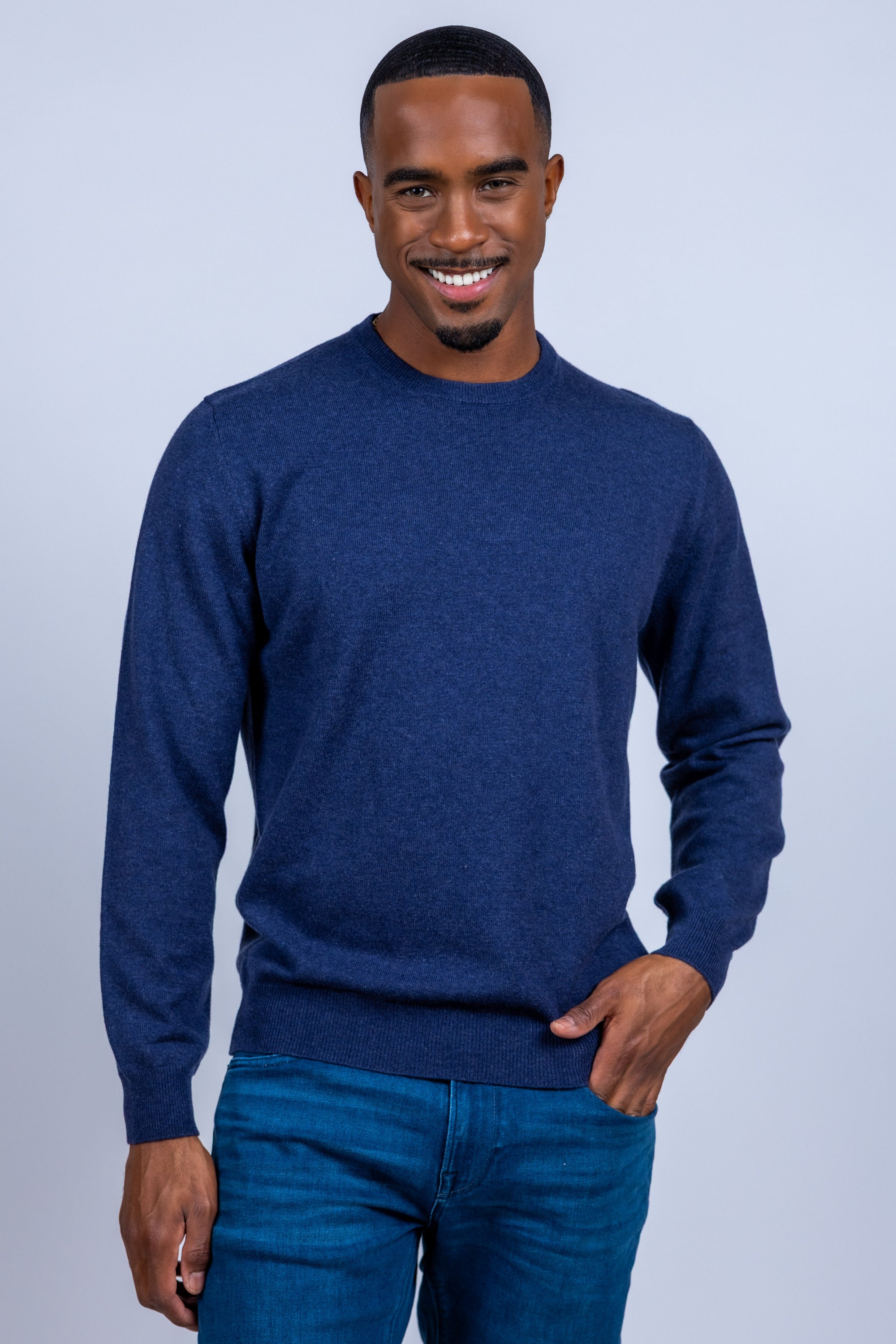 Trui met ronde hals - Inkt