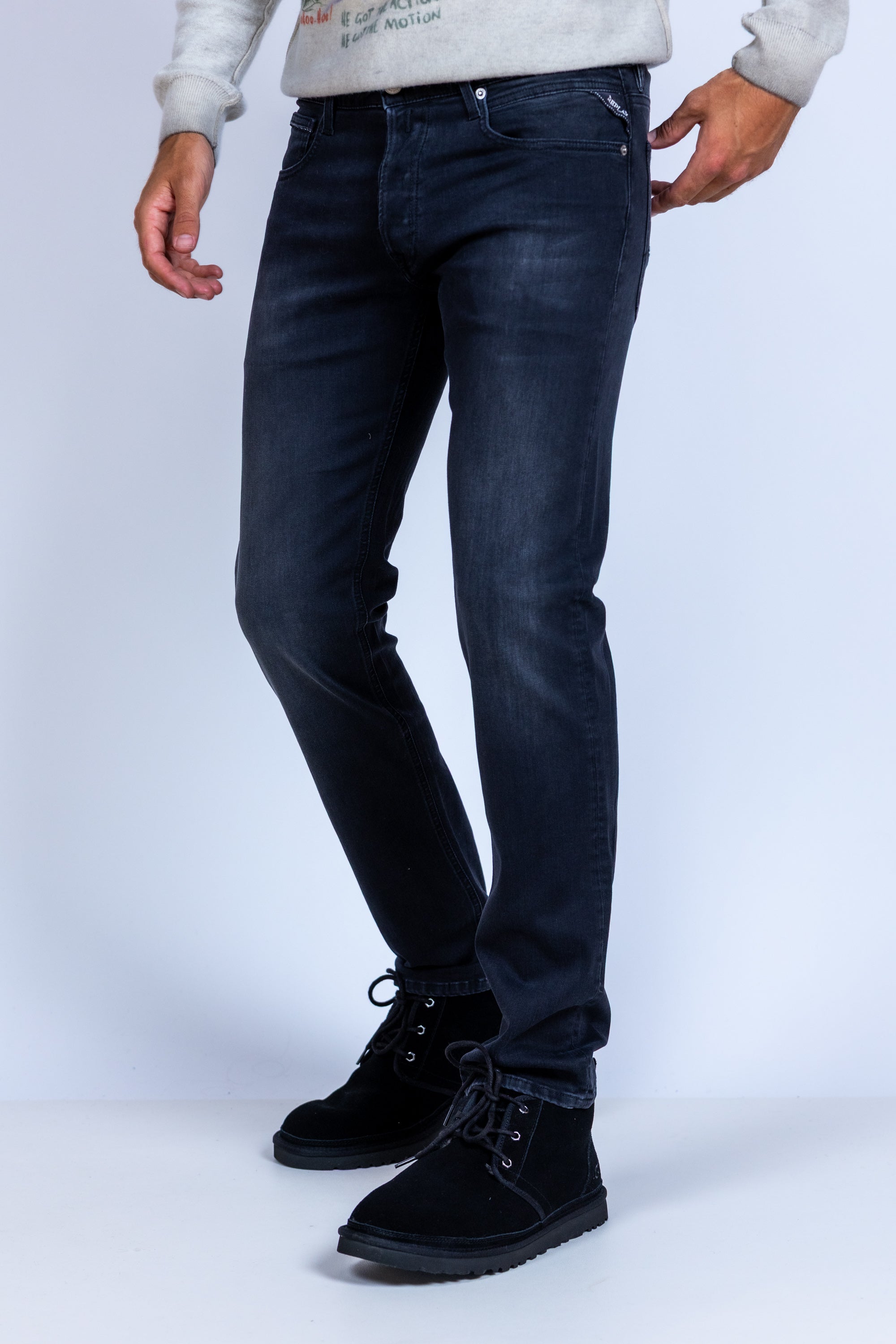 Jeans slim fit - Black denim