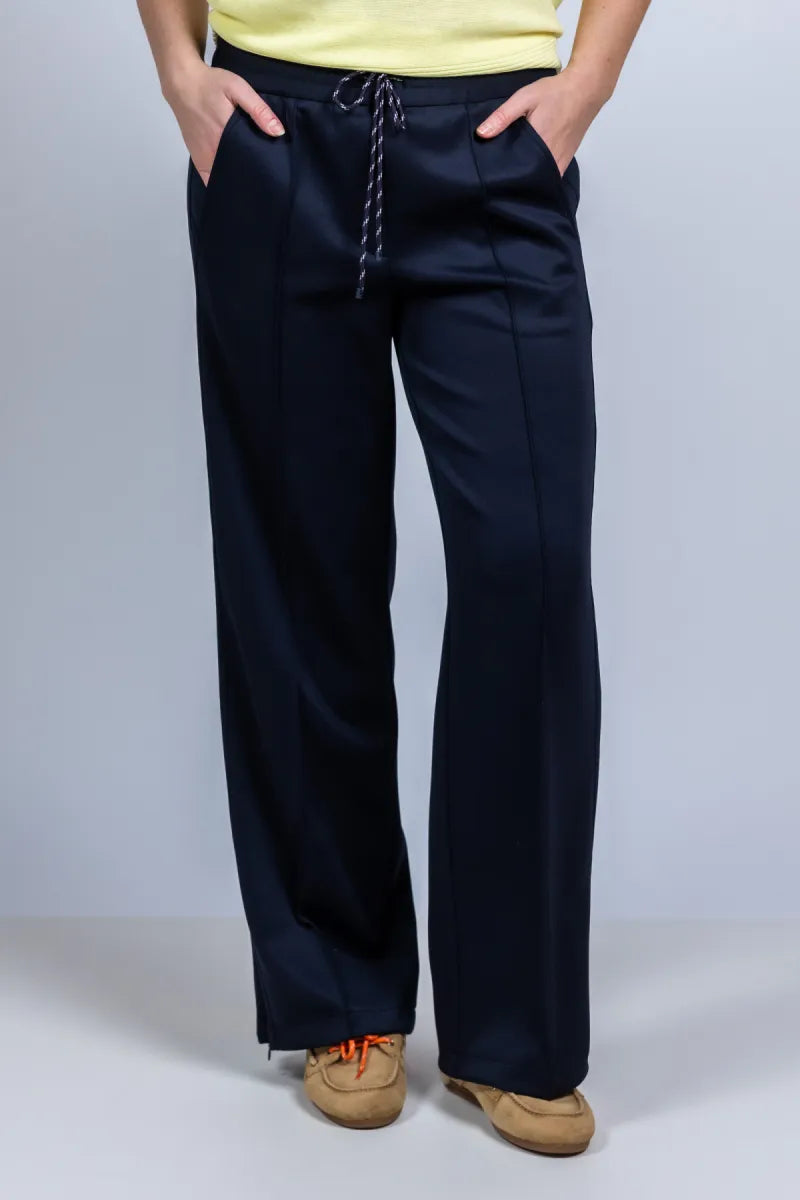 CAMBIO CAMBIO 6804-0455.03 Broek met koordje - Marine