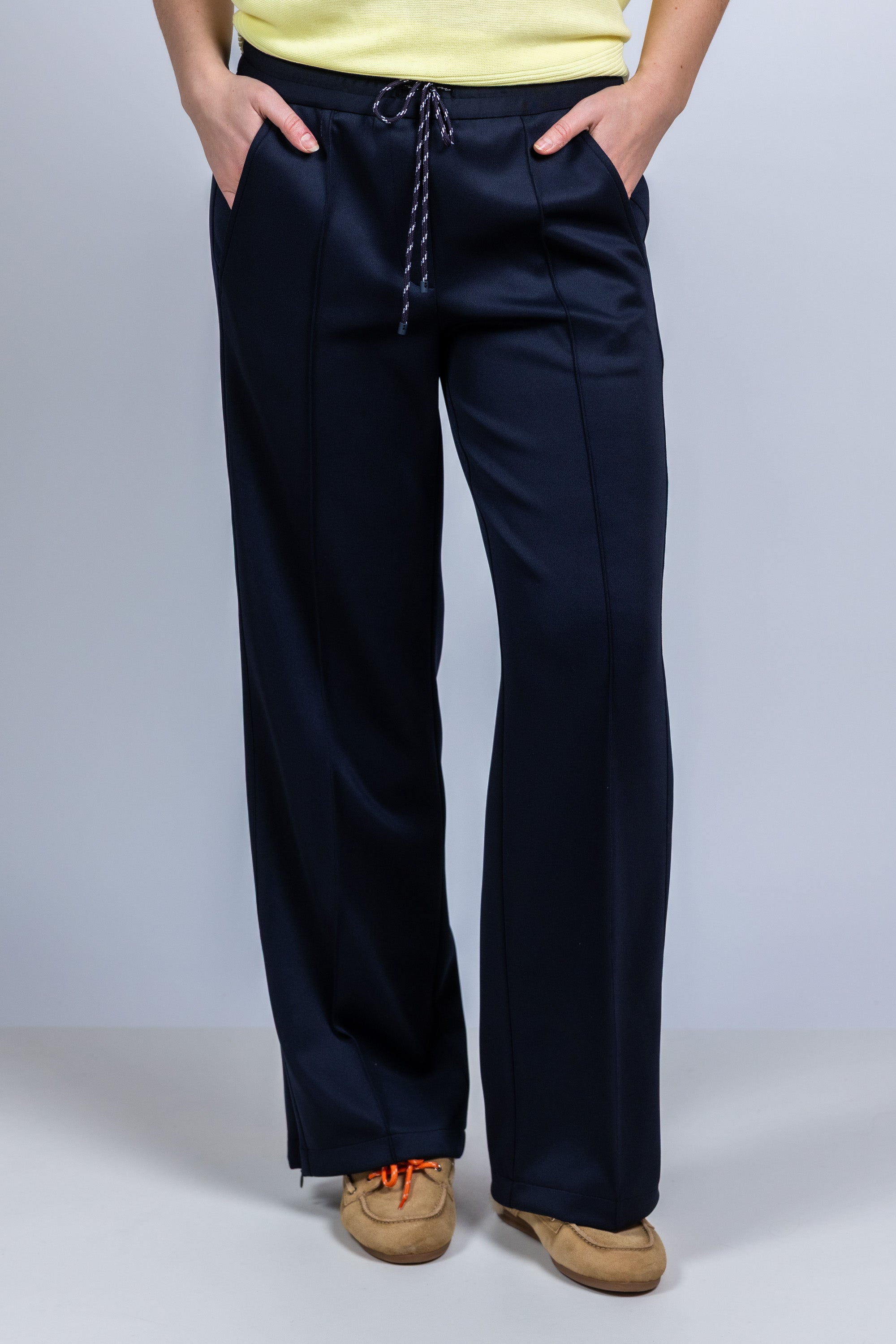 Broek met koordje - Marine