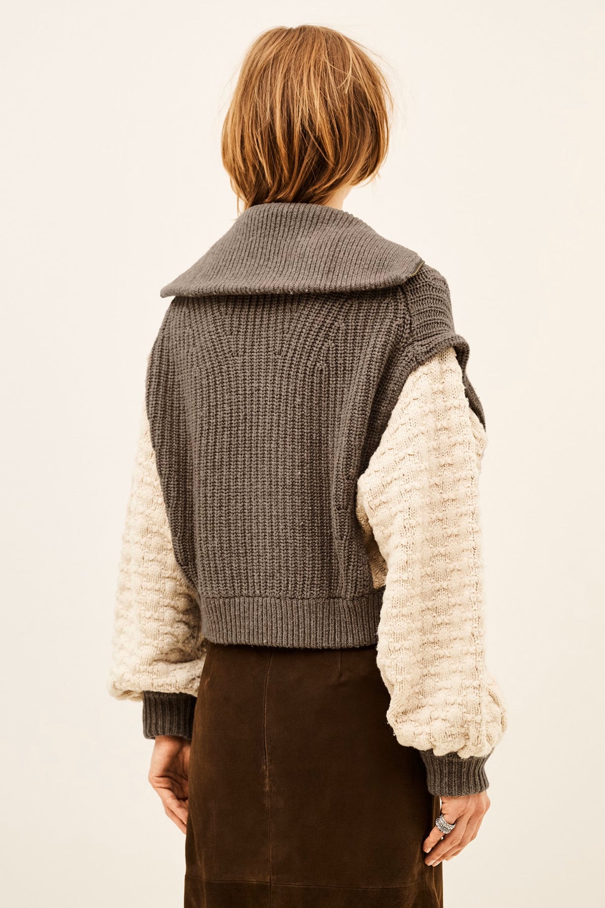 BA&SH BA&SH ESSEN JACKET taupe