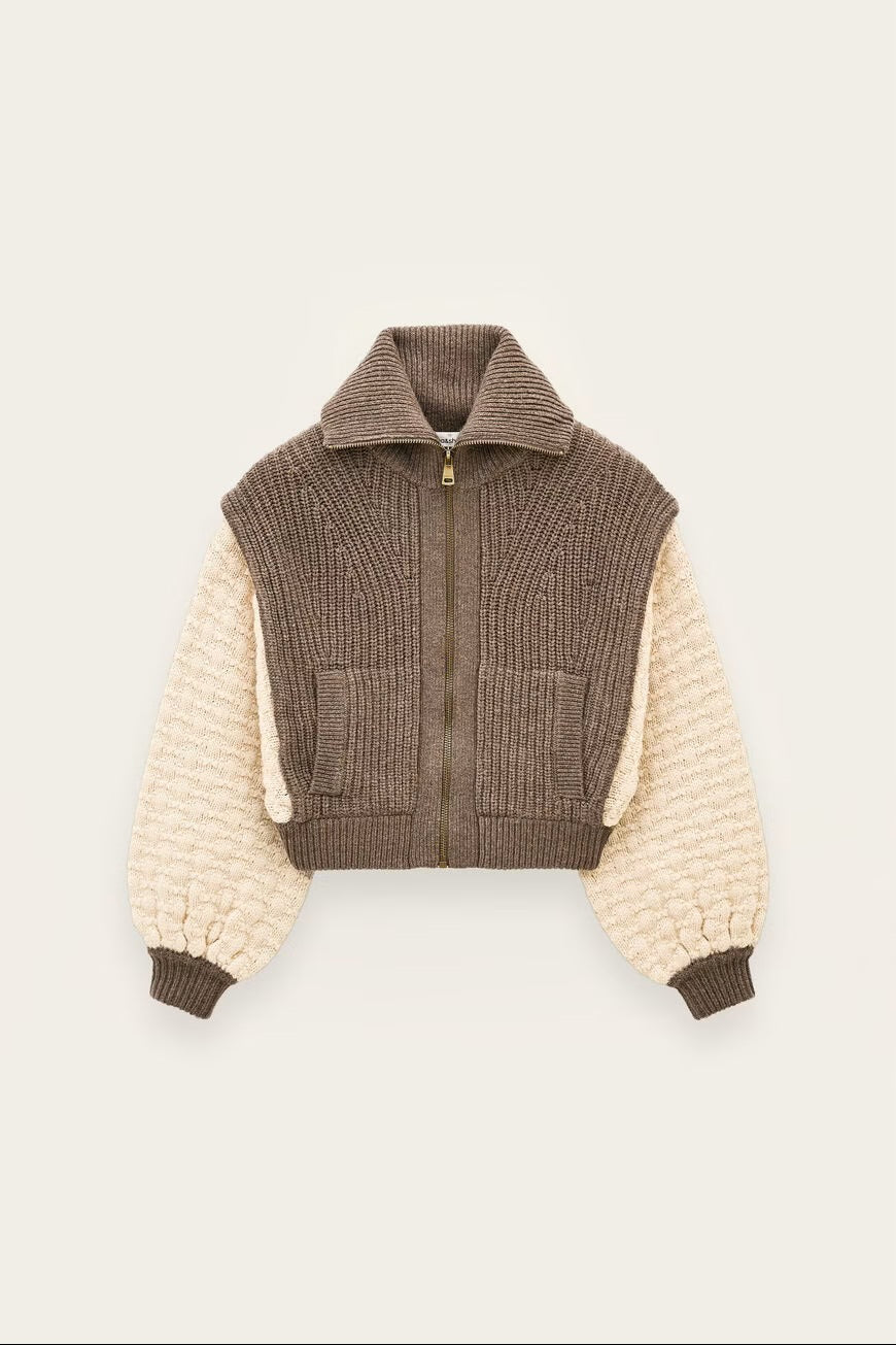 BA&SH BA&SH ESSEN JACKET taupe