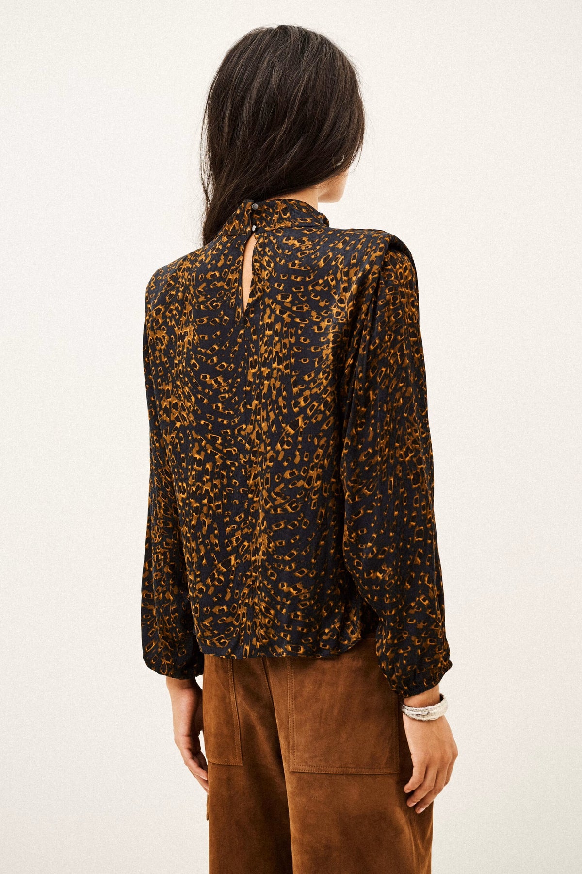 BA&SH BA&SH HOPE BLOUSE cognac
